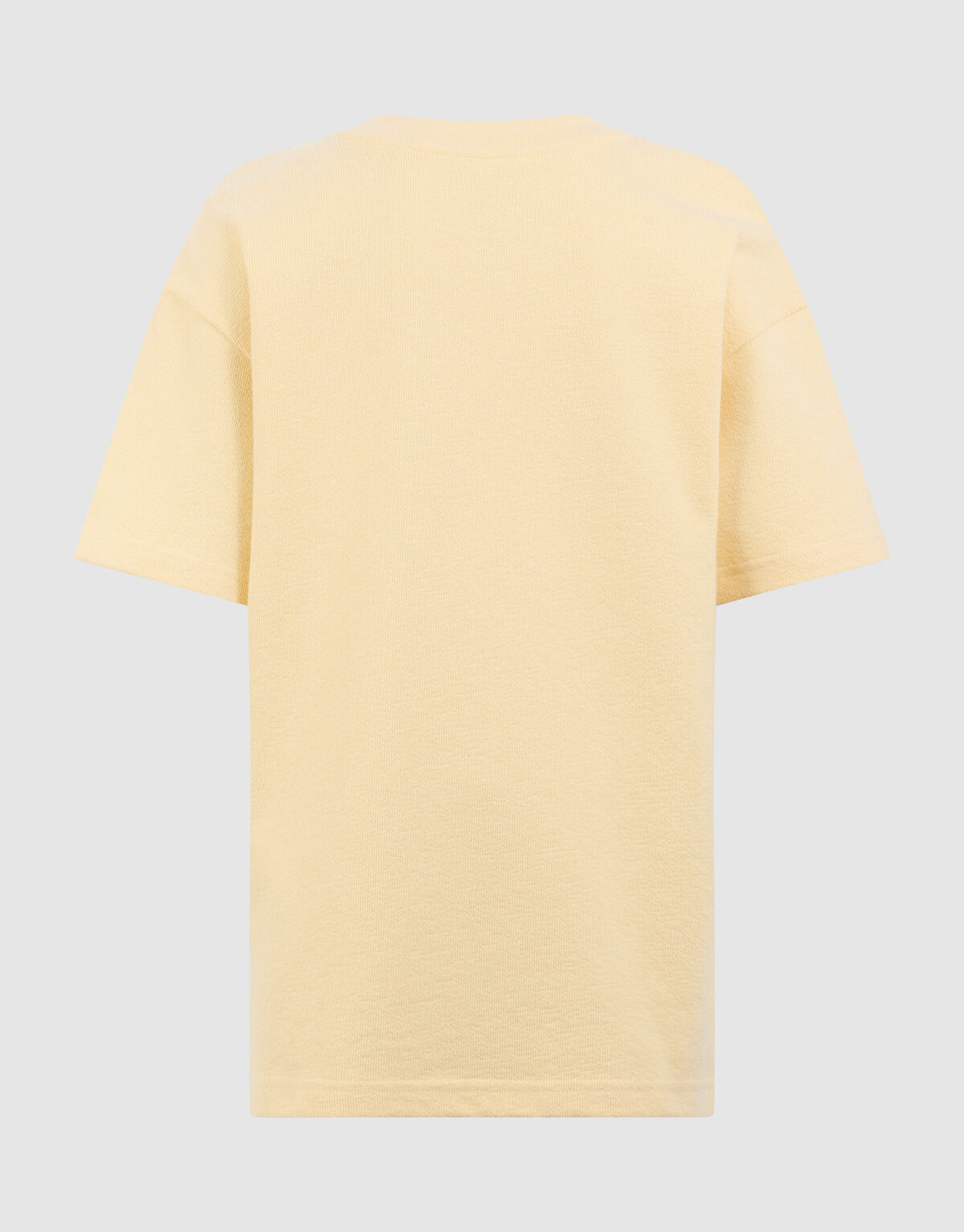 Towelling Tekstprint T-shirt Geel SHOEBY BOYS