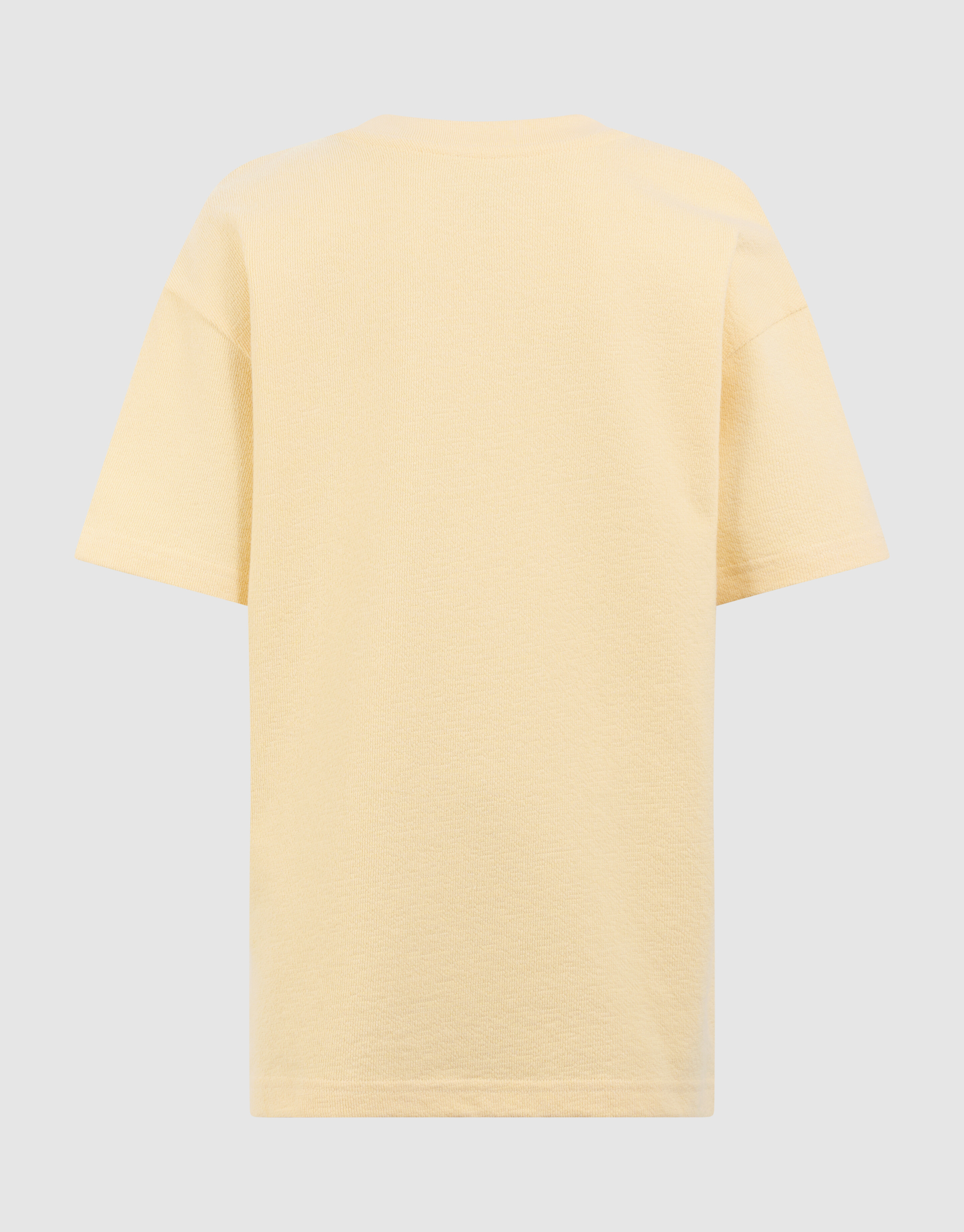 Towelling Tekstprint T-shirt Geel SHOEBY BOYS