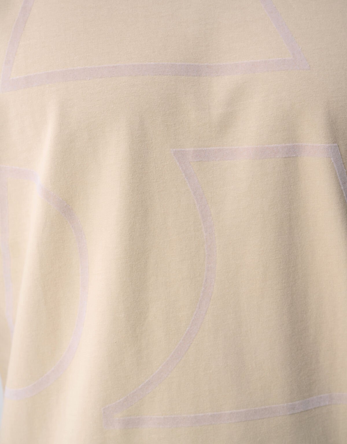 Flock Line Artwork T-shirt Zand SHOEBY MEN