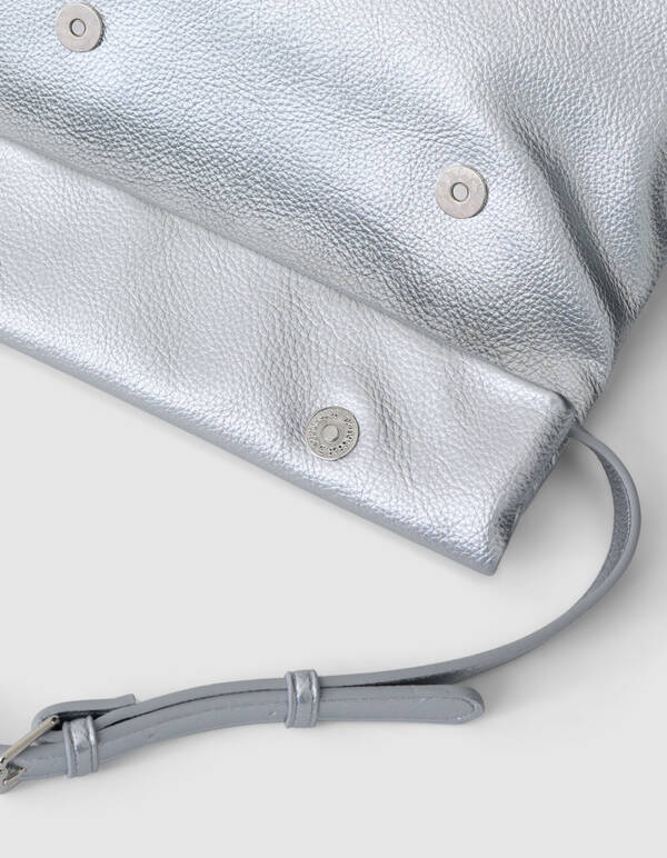 Folded Tas Zilver SHOEBY ACCESSOIRES