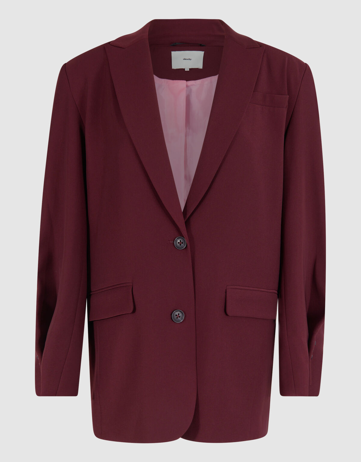 Oversized Blazer Bordeaux SHOEBY WOMEN