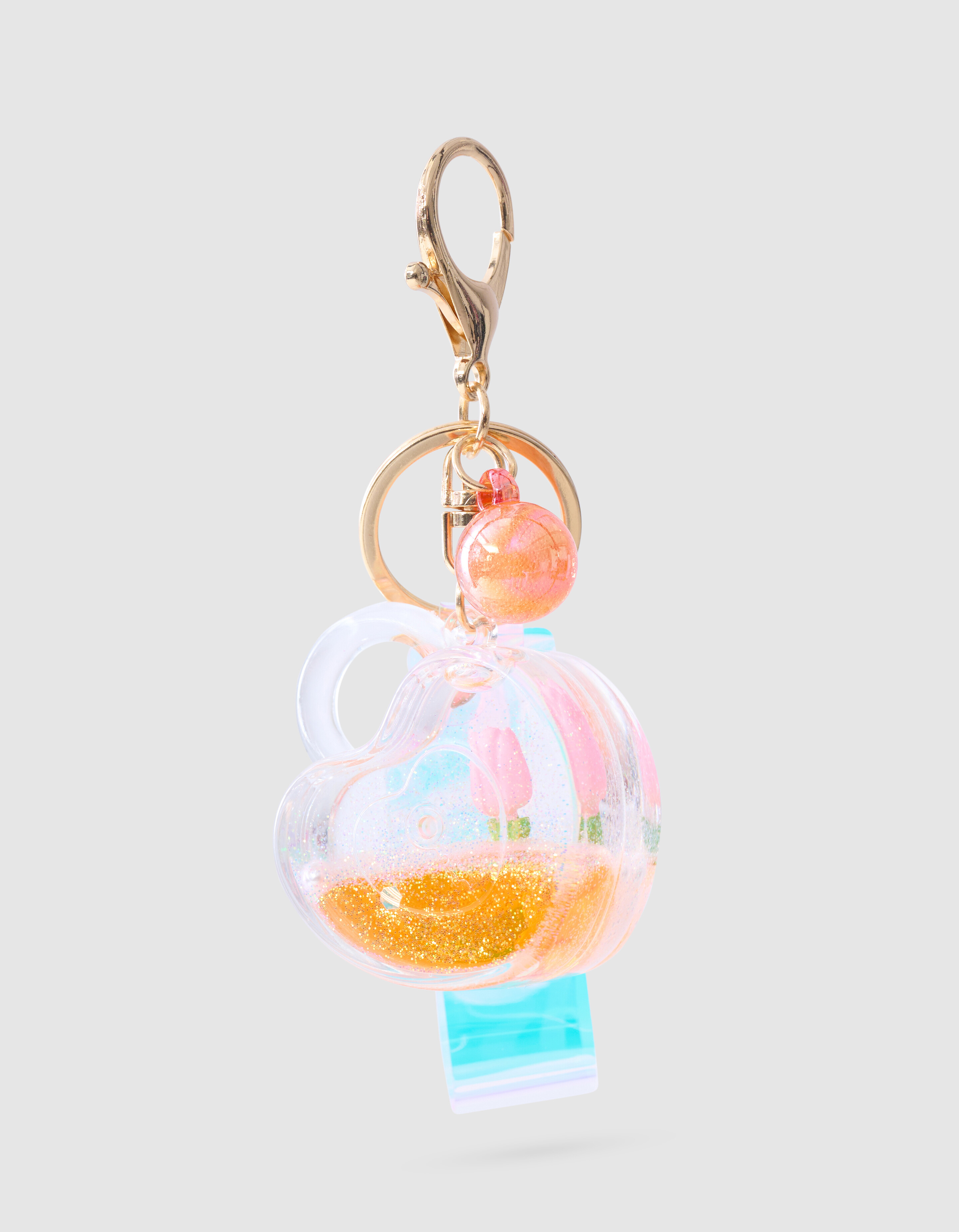 Hart Sleutelhanger Oranje SHOEBY ACCESSOIRES