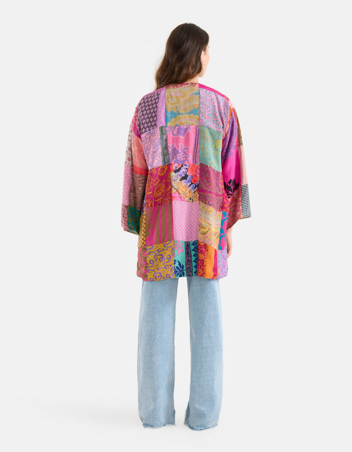 Printed Patch Kimono SHOEBY WOMEN