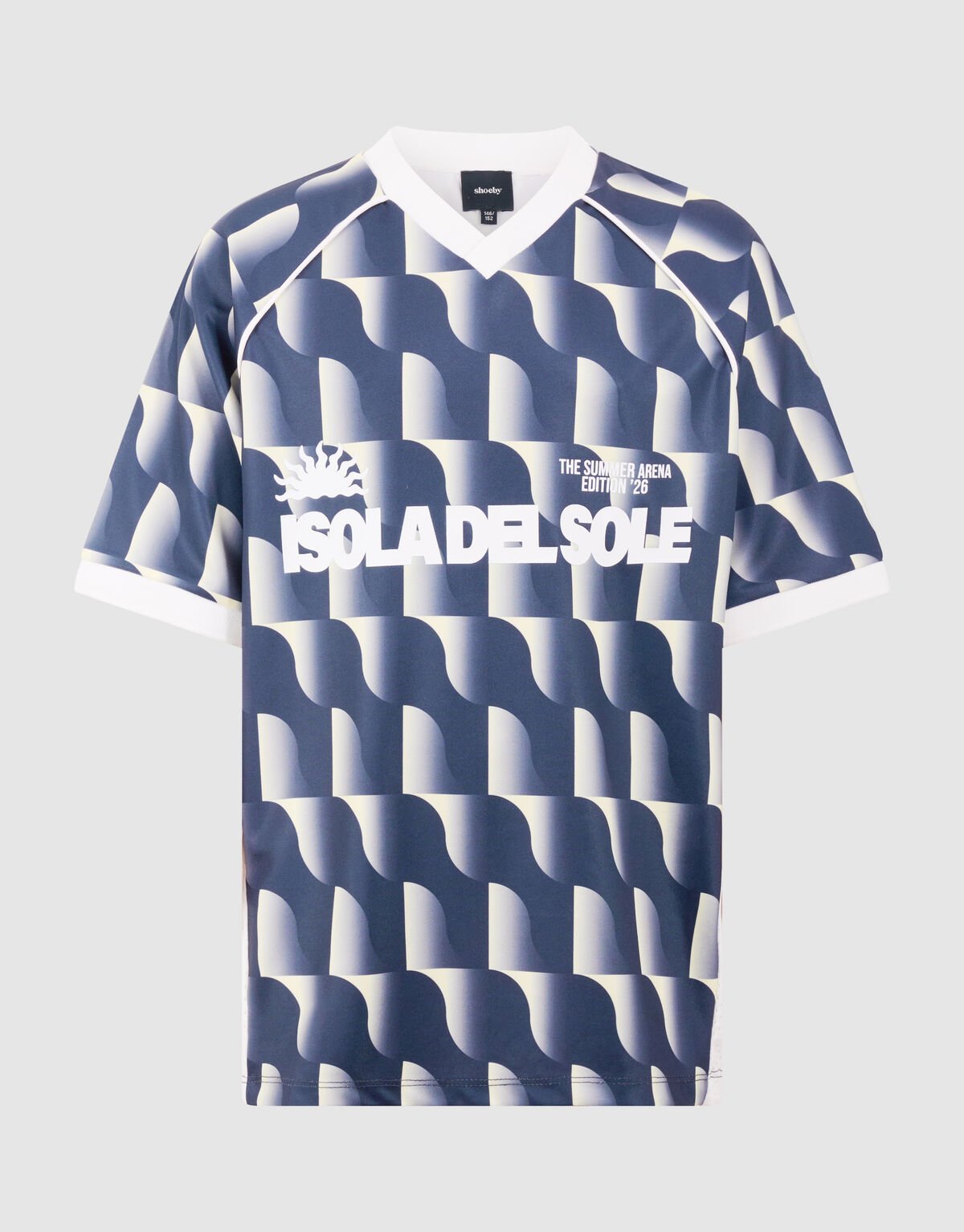 Sporty Text T-shirt Donkerblauw SHOEBY BOYS