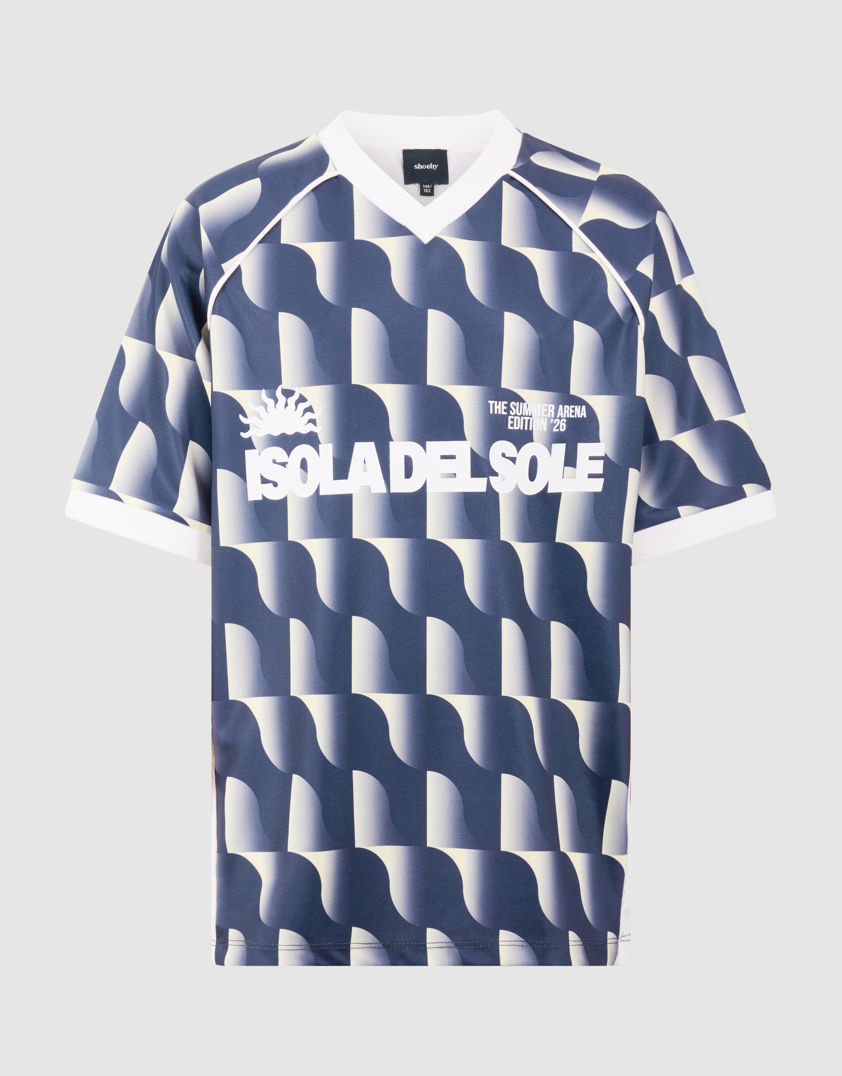 Sporty Text T-shirt Donkerblauw SHOEBY BOYS