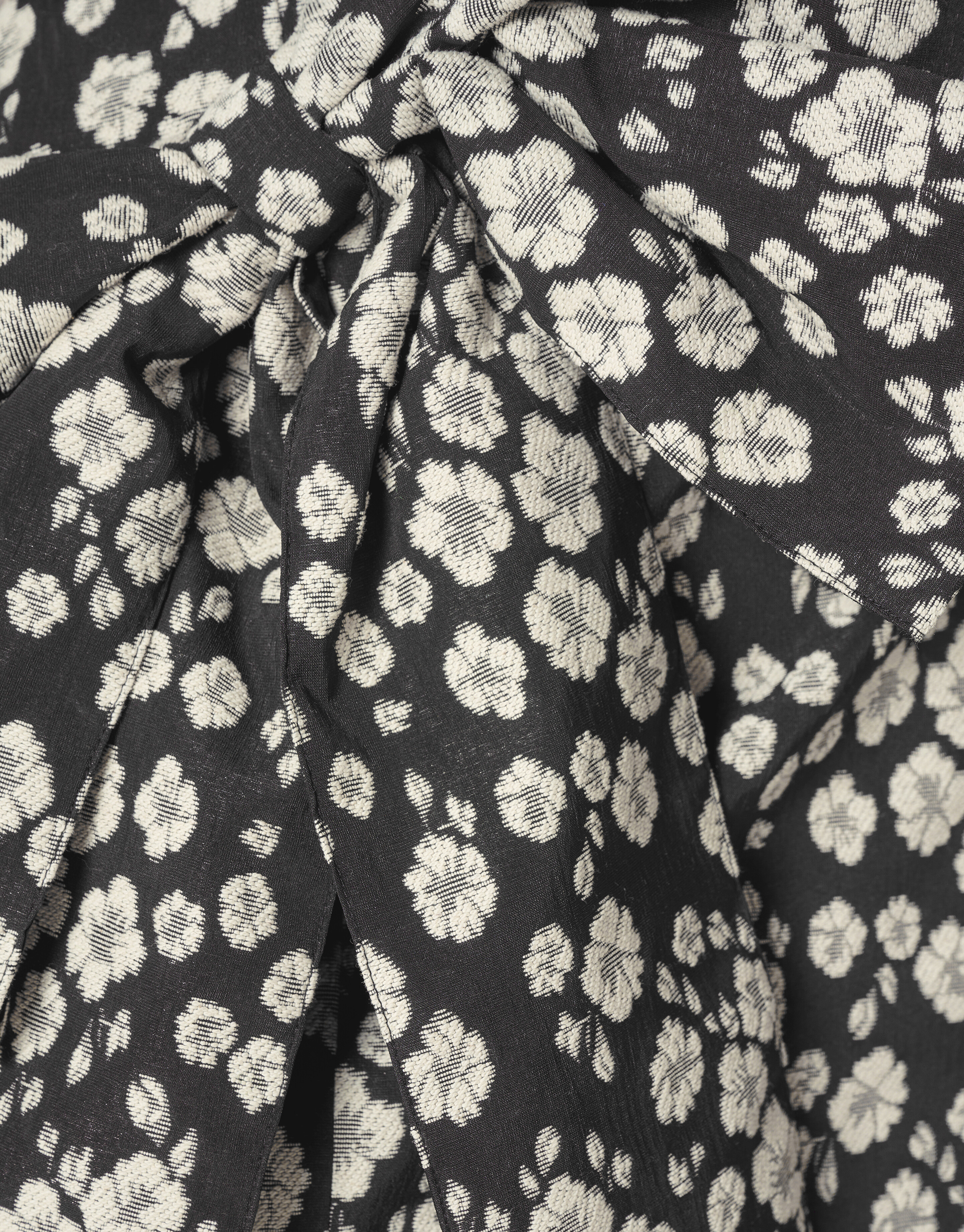 Jacquard Mini Rok Zwart/Wit SHOEBY WOMEN