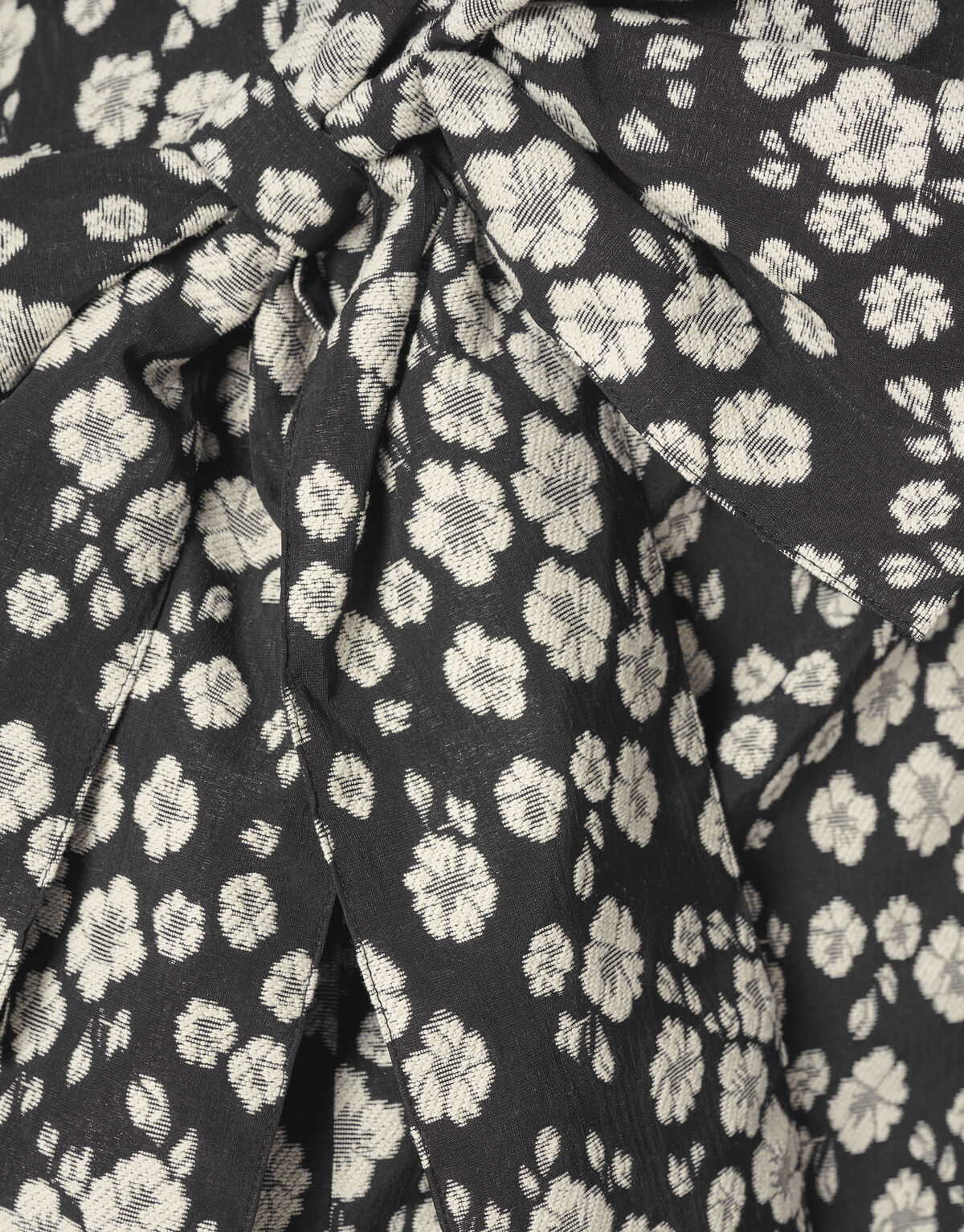 Jacquard Mini Rok Zwart/Wit SHOEBY WOMEN