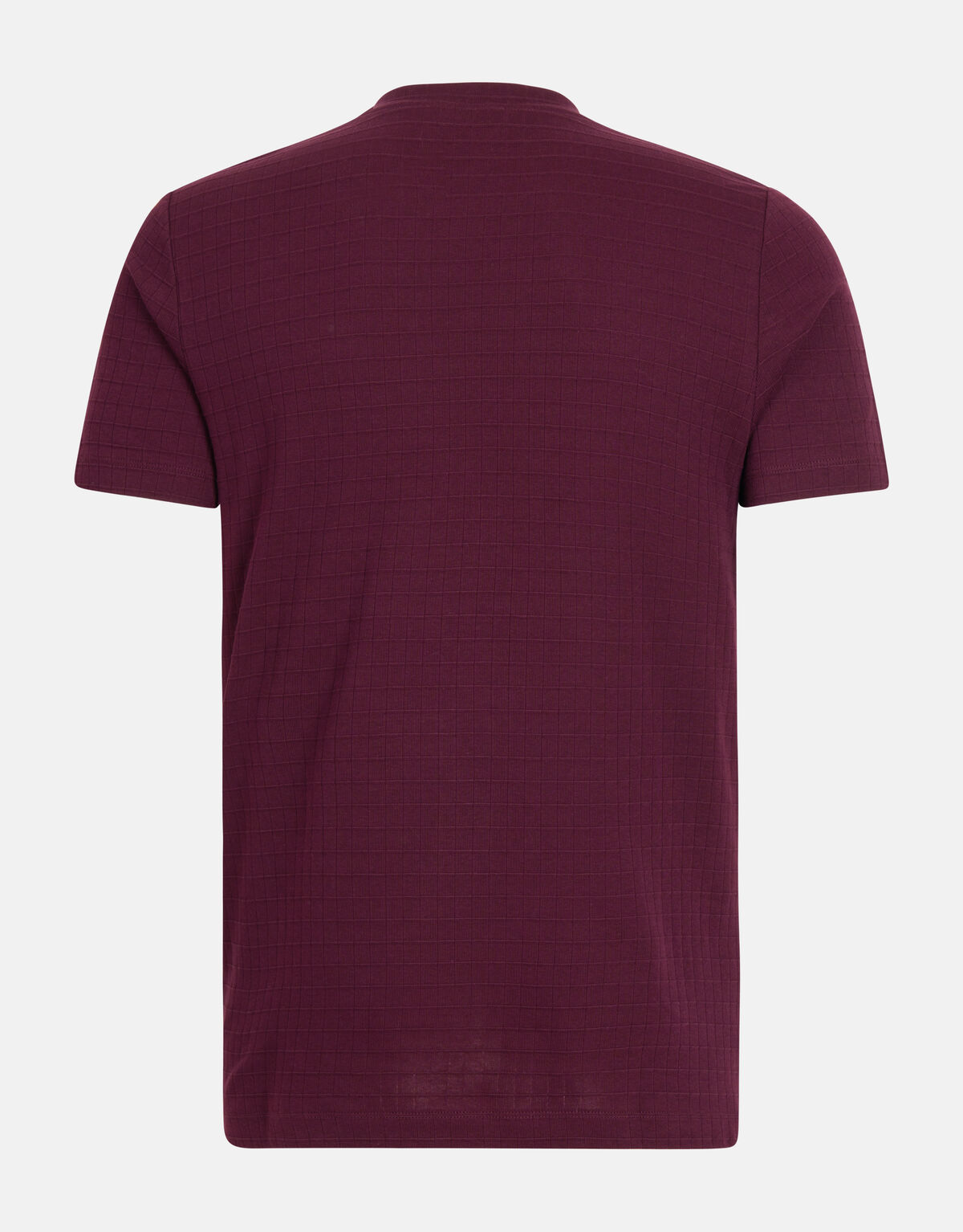 Structuur T-shirt Bordeaux SHOEBY MEN