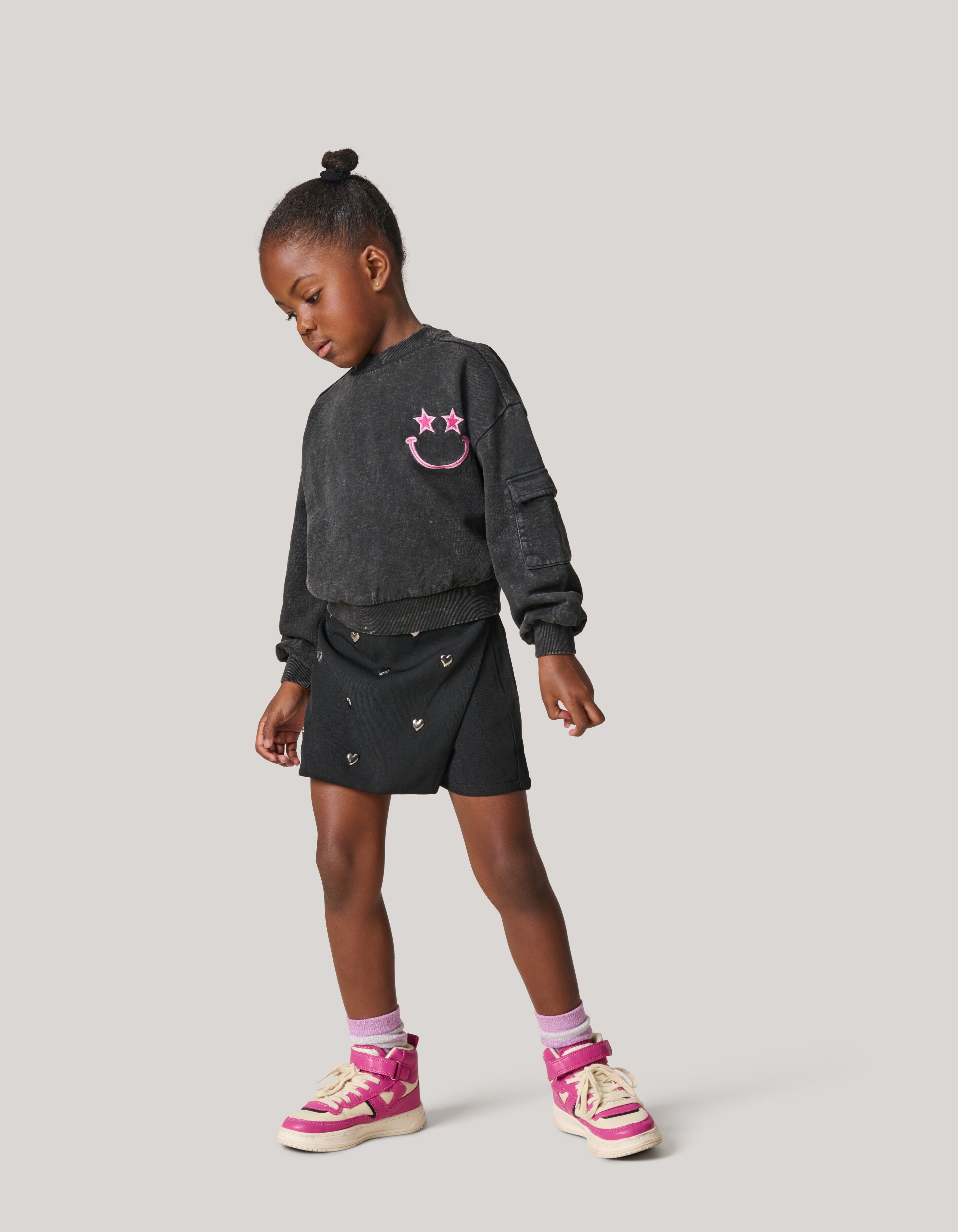 Embellished Skort Zwart SHOEBY GIRLS