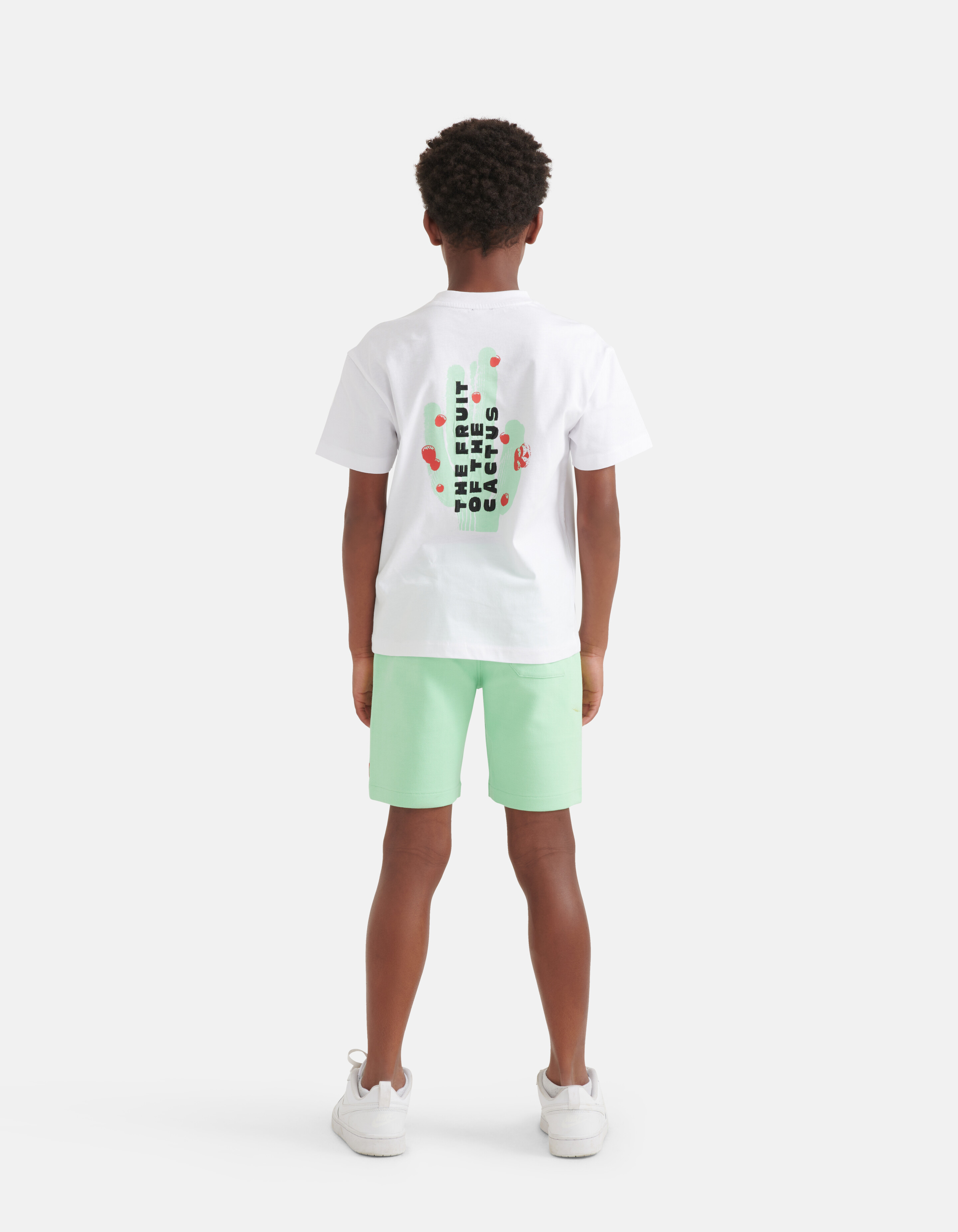 Artwork T-shirt Wit SHOEBY BOYS