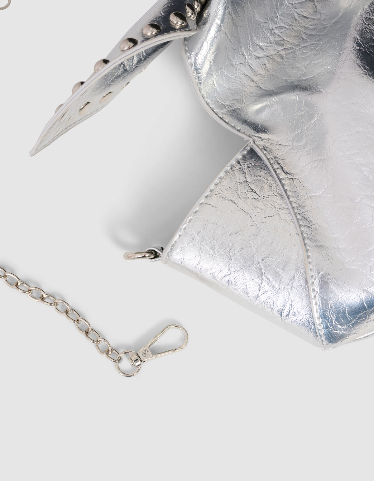 Stud Strik Tas Zilver SHOEBY ACCESSOIRES