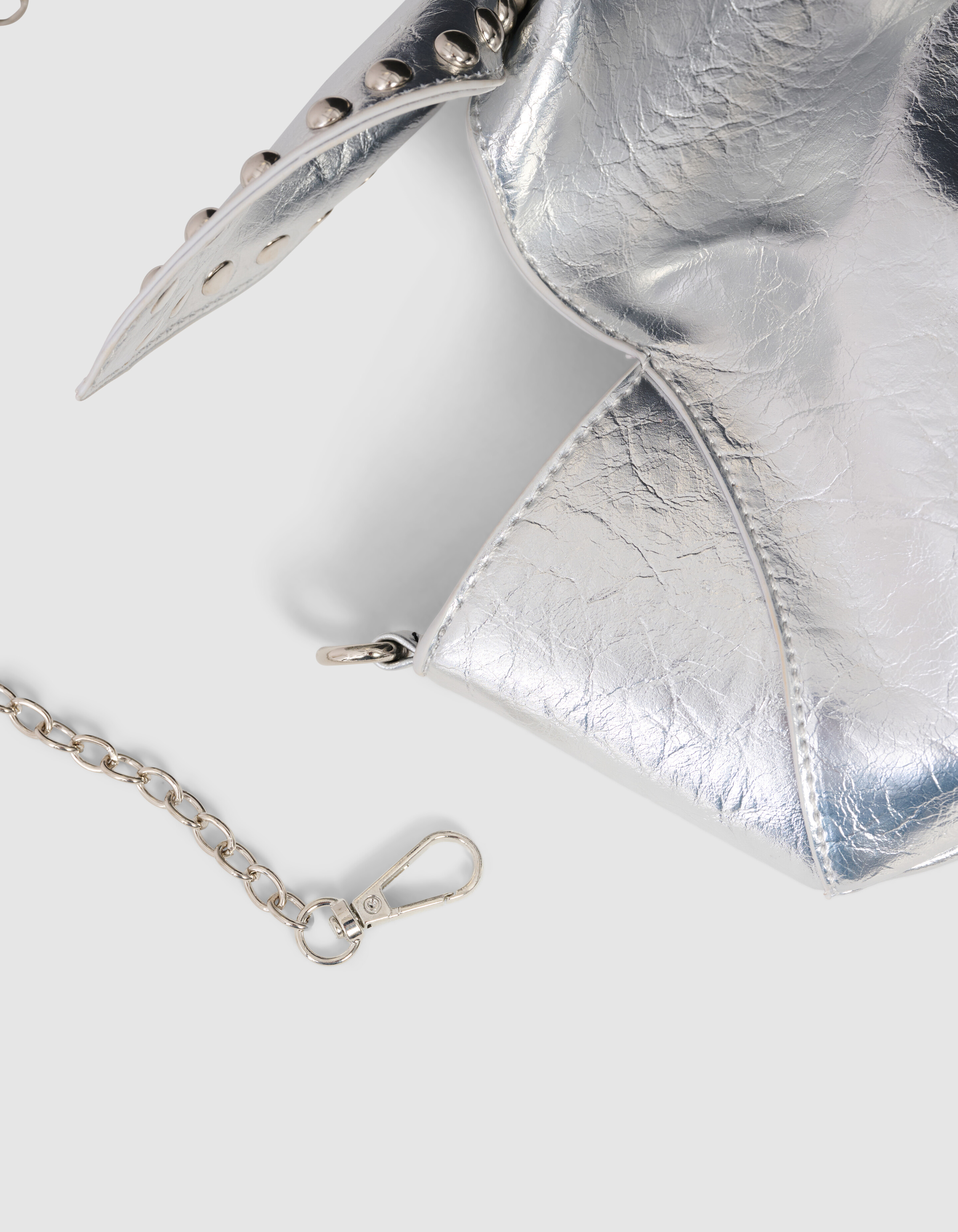 Stud Strik Tas Zilver SHOEBY ACCESSOIRES