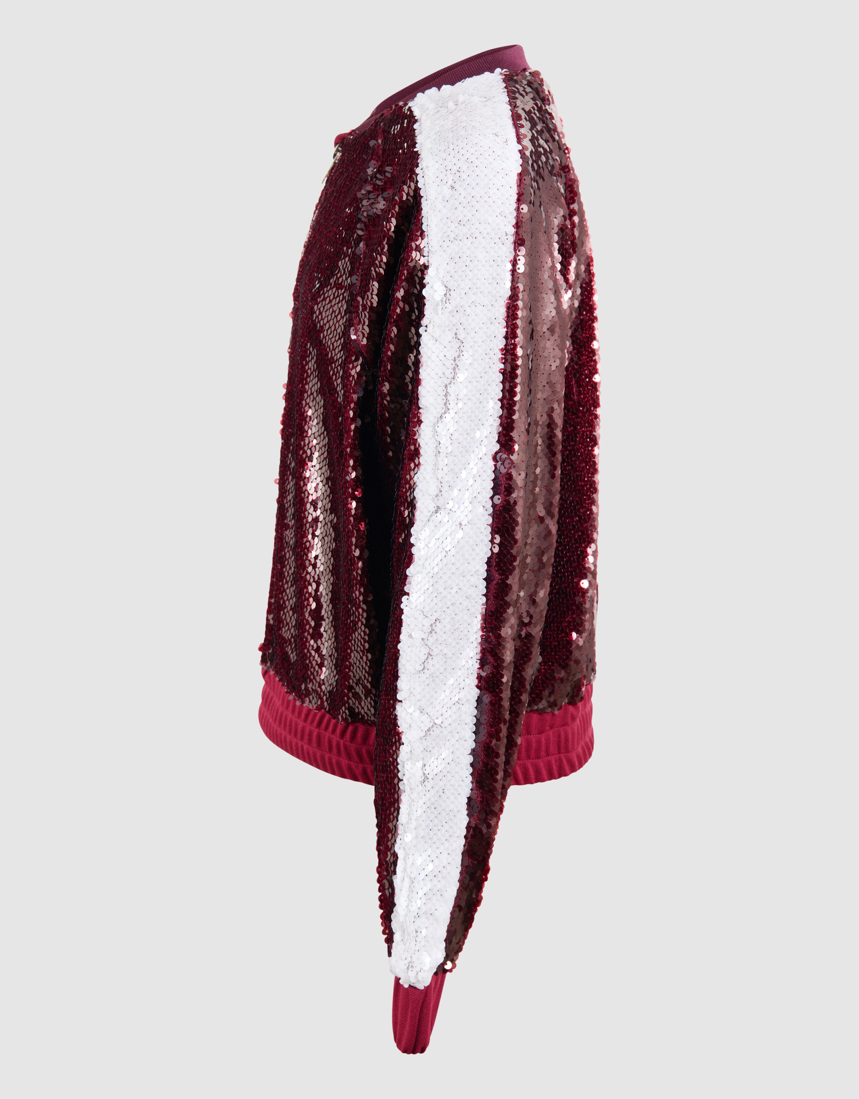 Pailletten Bomber Donkerrood SHOEBY GIRLS