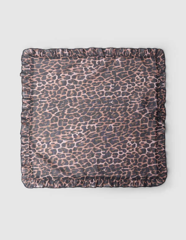 Leopard Bandana Bruin SHOEBY ACCESSOIRES