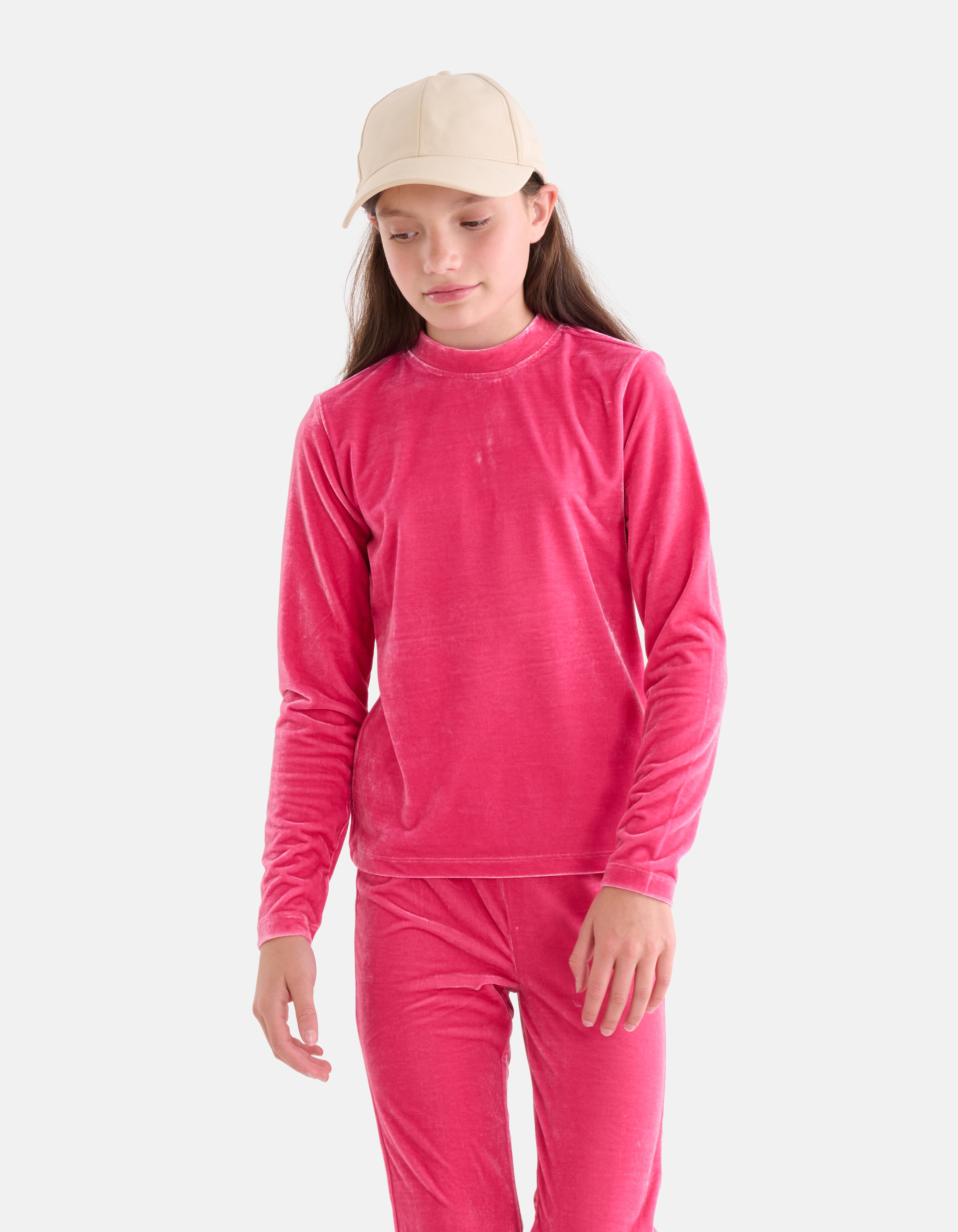 Velvet Top Roze SHOEBY GIRLS