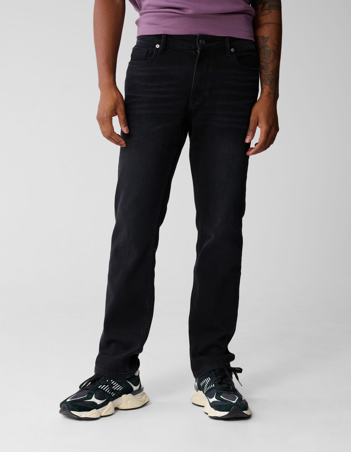 Straight Fit Jeans Donkergrijs L34 SHOEBY MEN