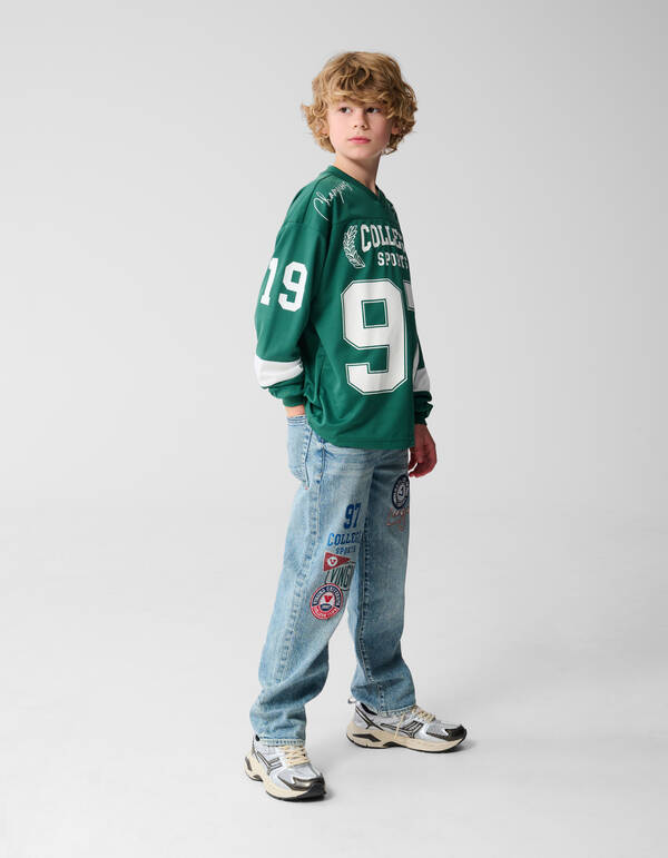 Baseball Shirt Donkergroen Shoeby X Vingino SHOEBY BOYS