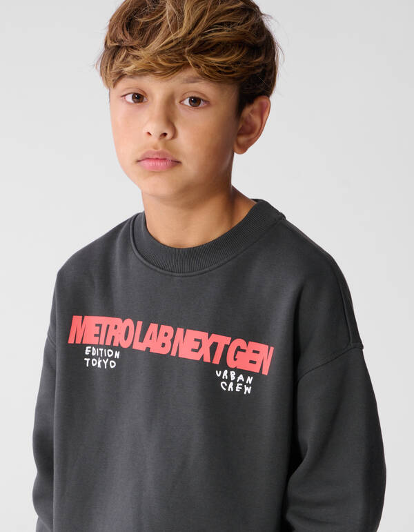 Next Gen Sweater Donkergrijs SHOEBY BOYS