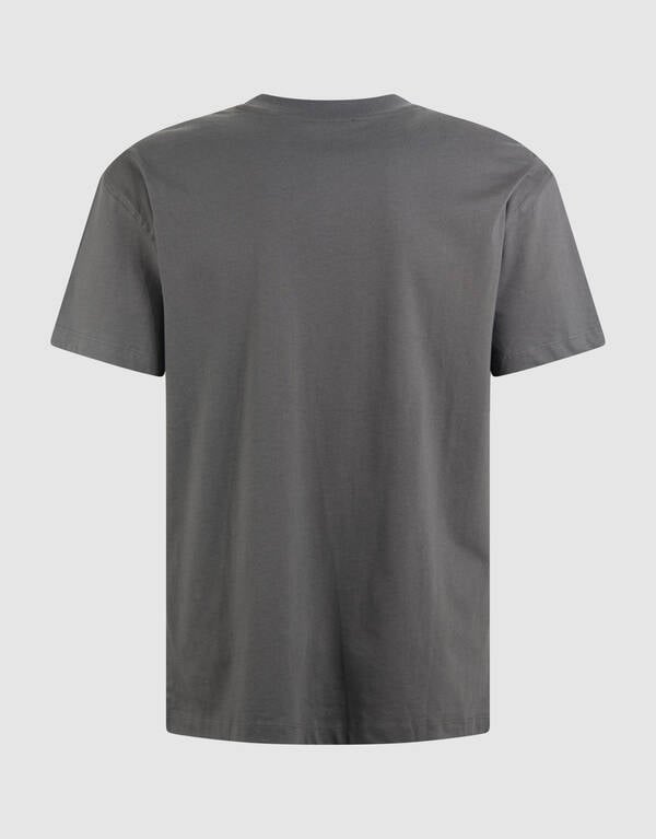 Flock Line Artwork T-shirt Donkergroen SHOEBY MEN