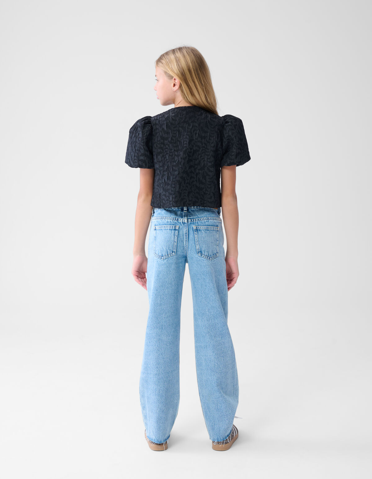 Pofmouwen Blazer Zwart SHOEBY GIRLS