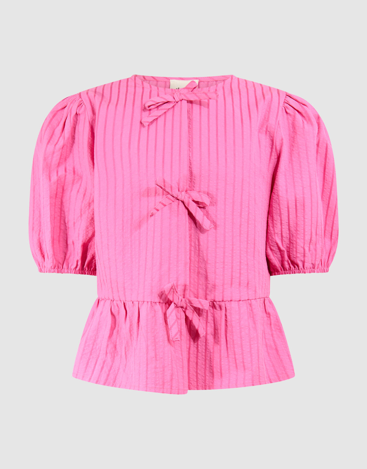Stripe Strik Top Roze SHOEBY GIRLS