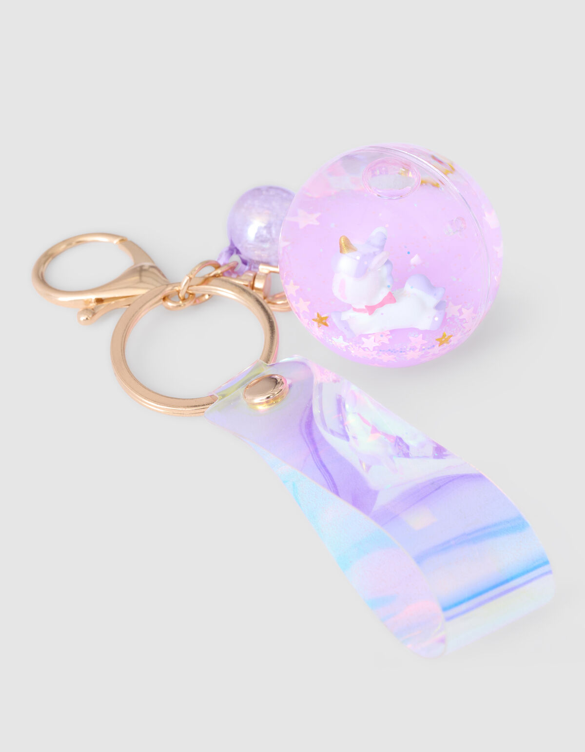 Unicorn Sleutelhanger Lichtpaars SHOEBY ACCESSOIRES