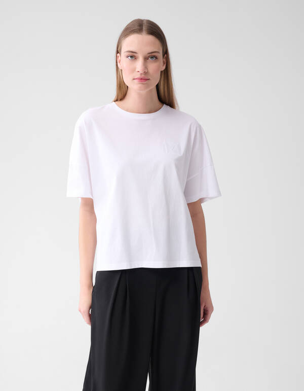 Oversized T-shirt Wit By Lonneke SHOEBY WOMEN