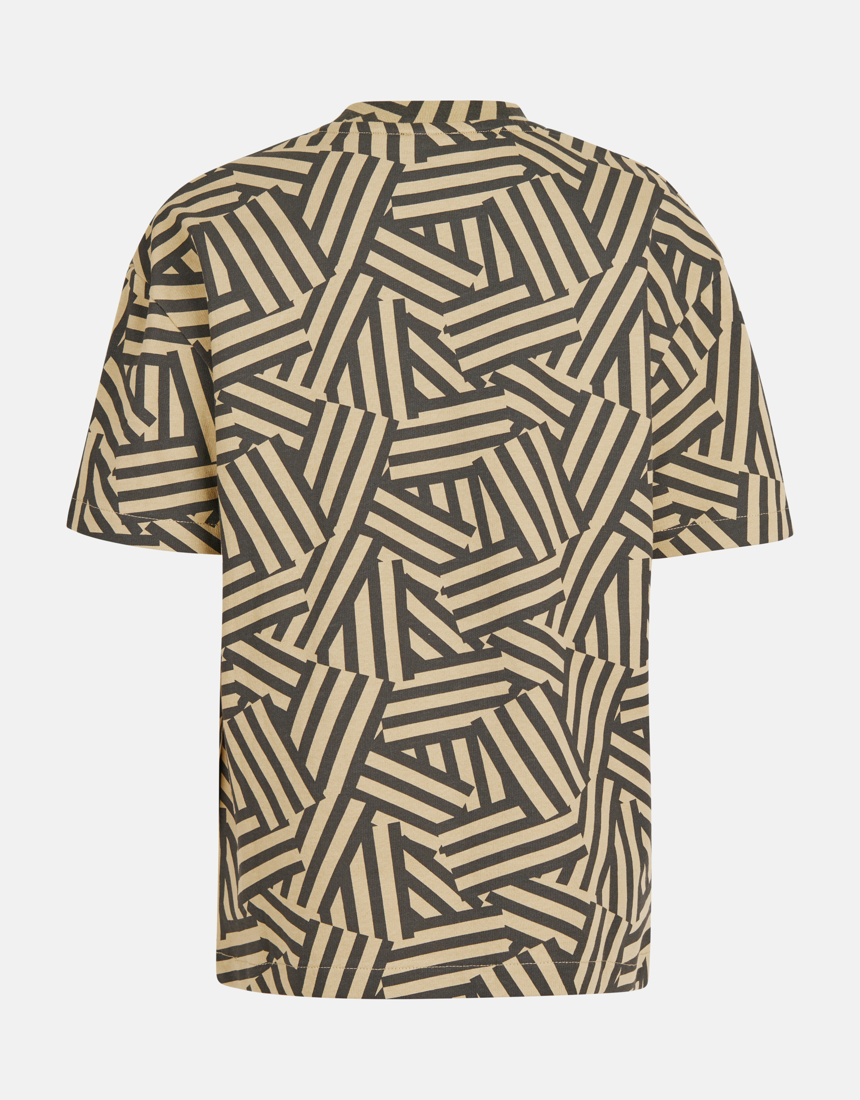 Geometrisch T-shirt Zand SHOEBY BOYS
