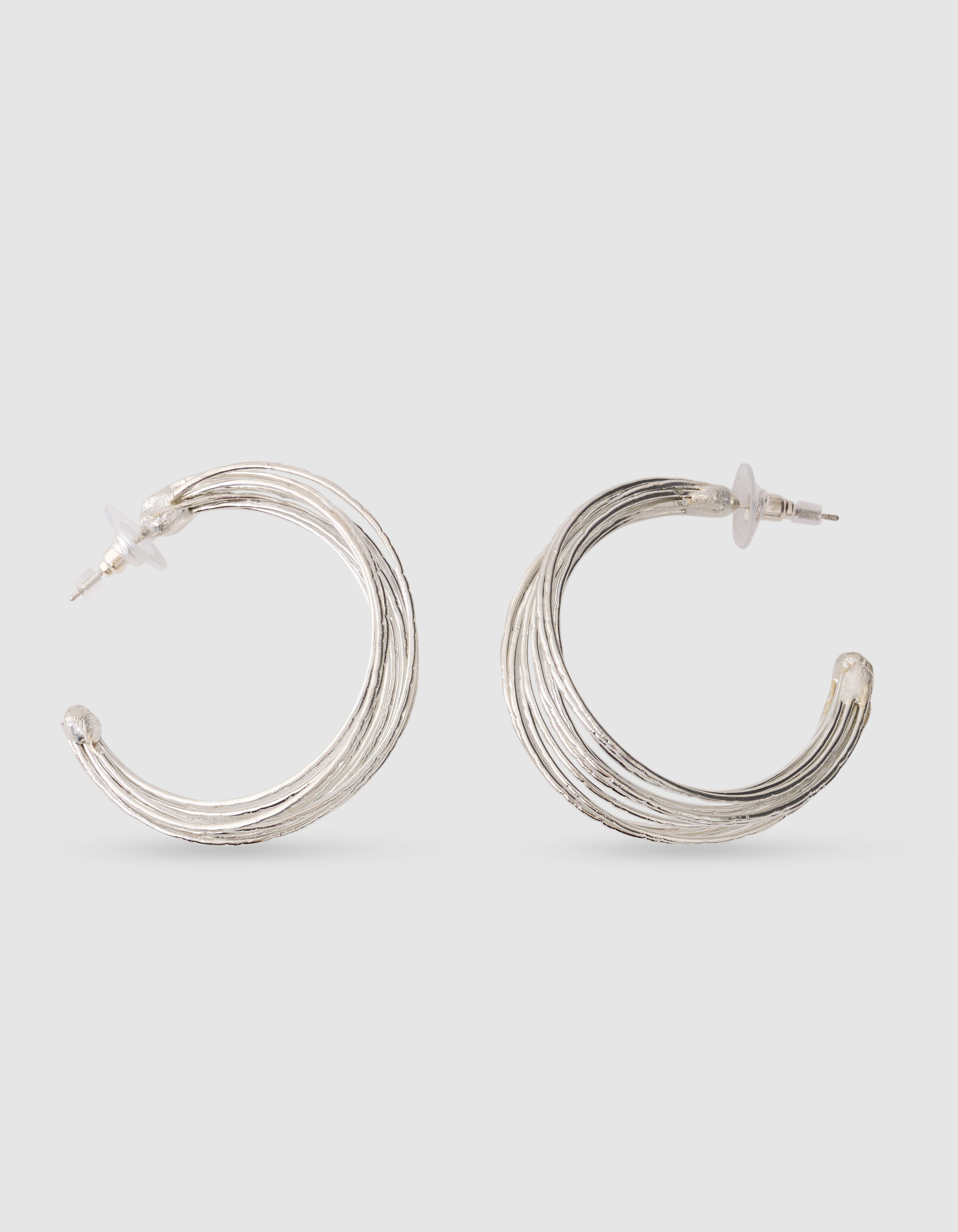 Multi Hoop Oorbellen Zilver SHOEBY ACCESSOIRES