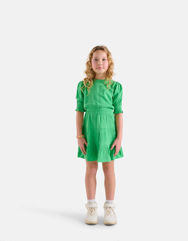 Cut Out Jurk Groen SHOEBY GIRLS