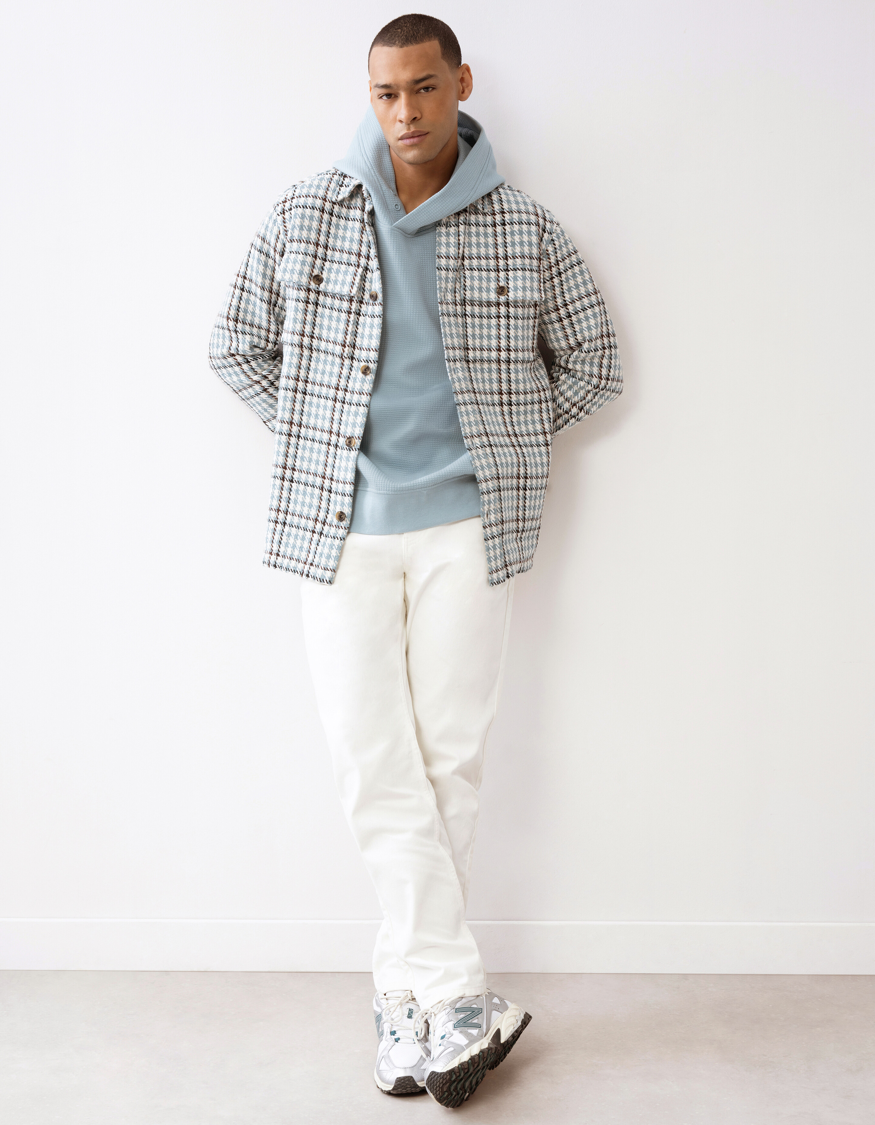 Relaxed Fit Hoodie Lichtgroen SHOEBY MEN