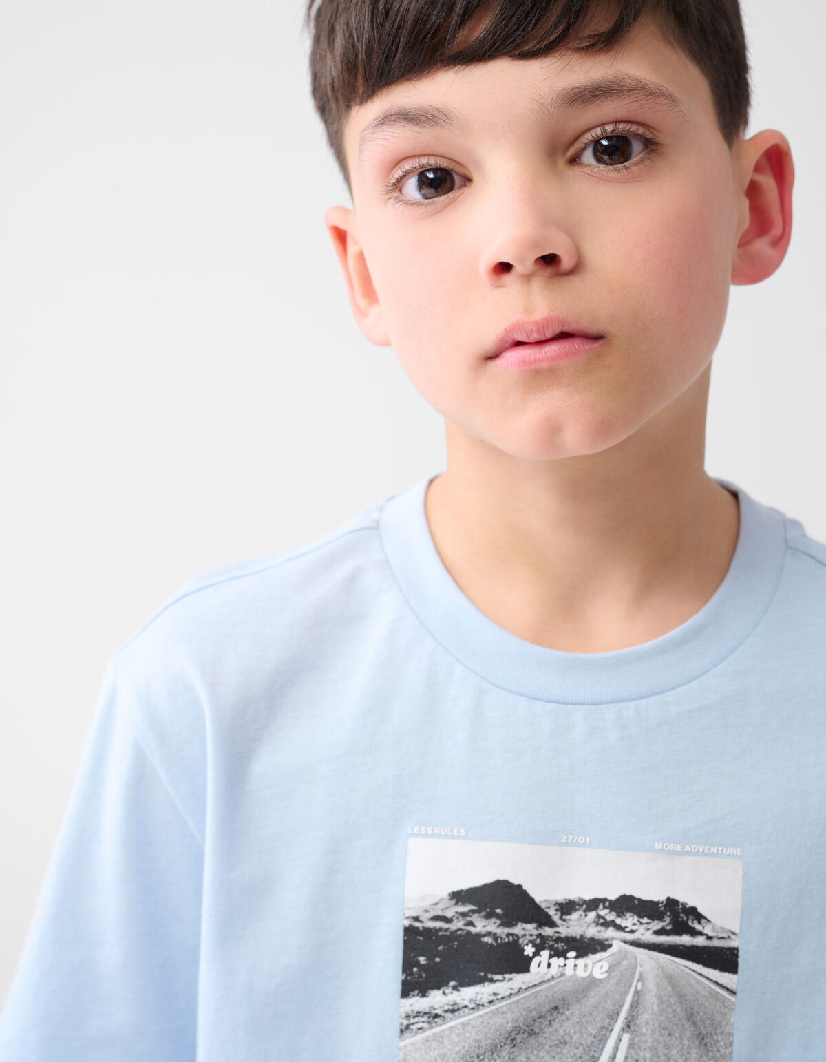 Artwork T-shirt Lichtblauw SHOEBY BOYS