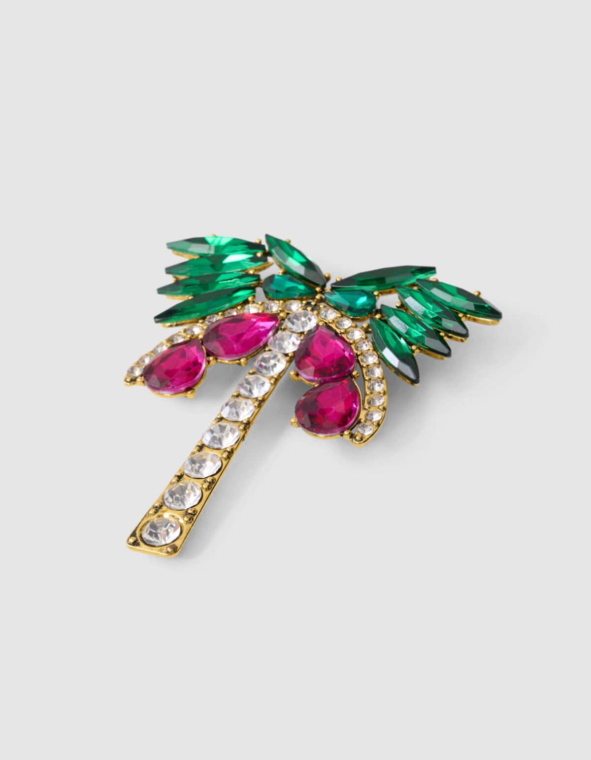 Palmboom Broche Groen By Fred SHOEBY ACCESSOIRES