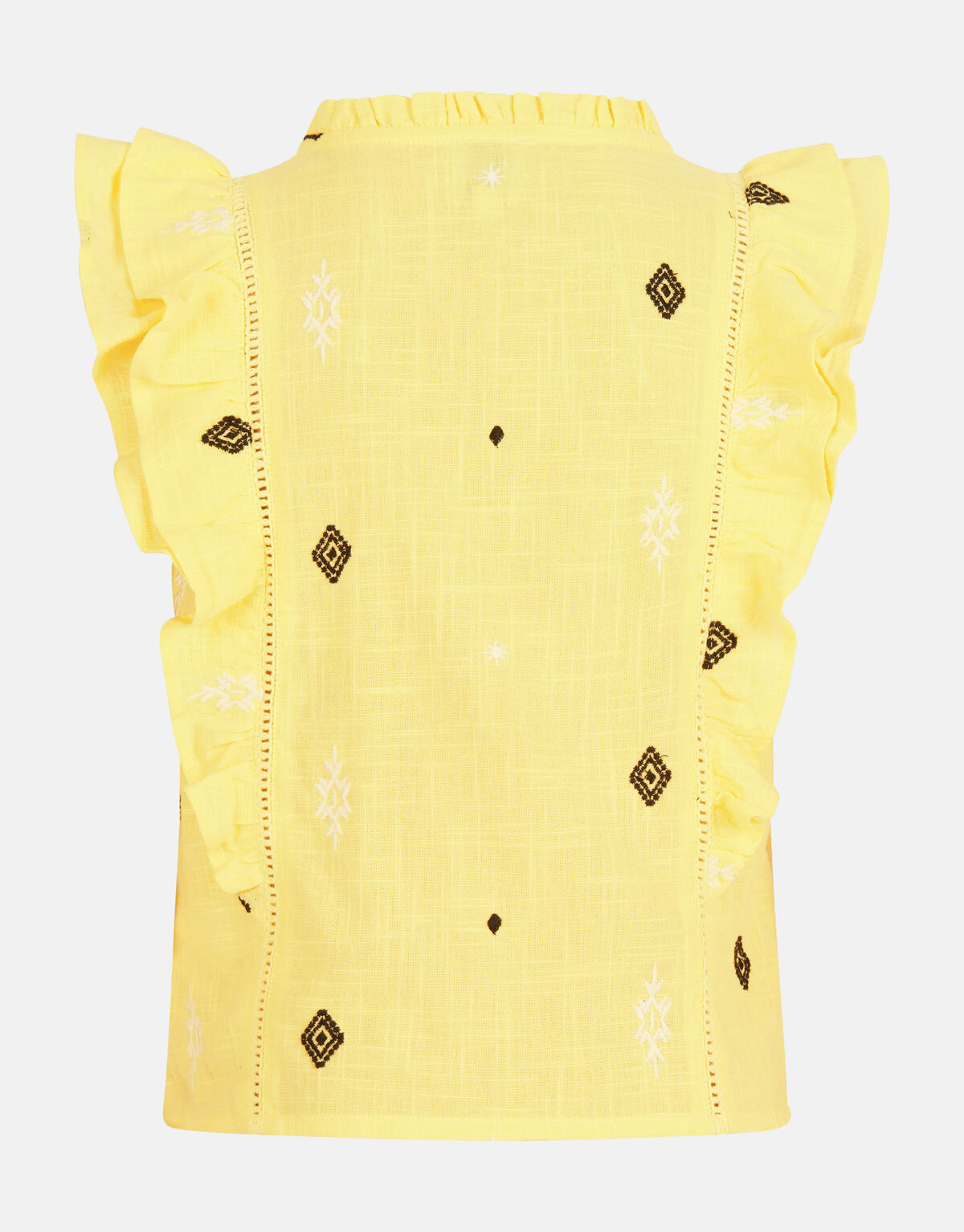 Embroidery Blouse Geel SHOEBY GIRLS