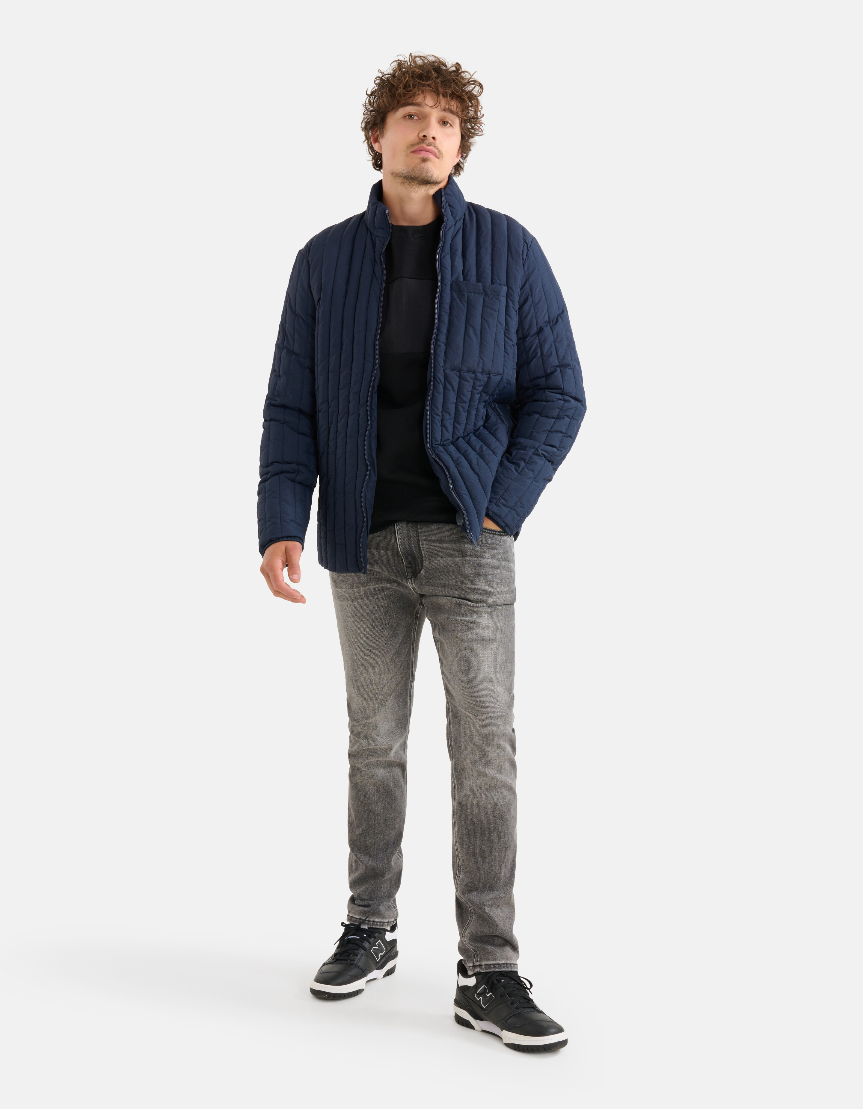 Gewatteerd Jack Donkerblauw SHOEBY MEN