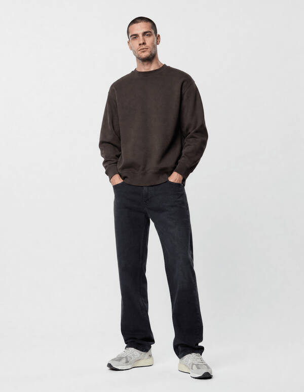 Modern Straight Fit Jeans Zwart L32 SHOEBY MEN