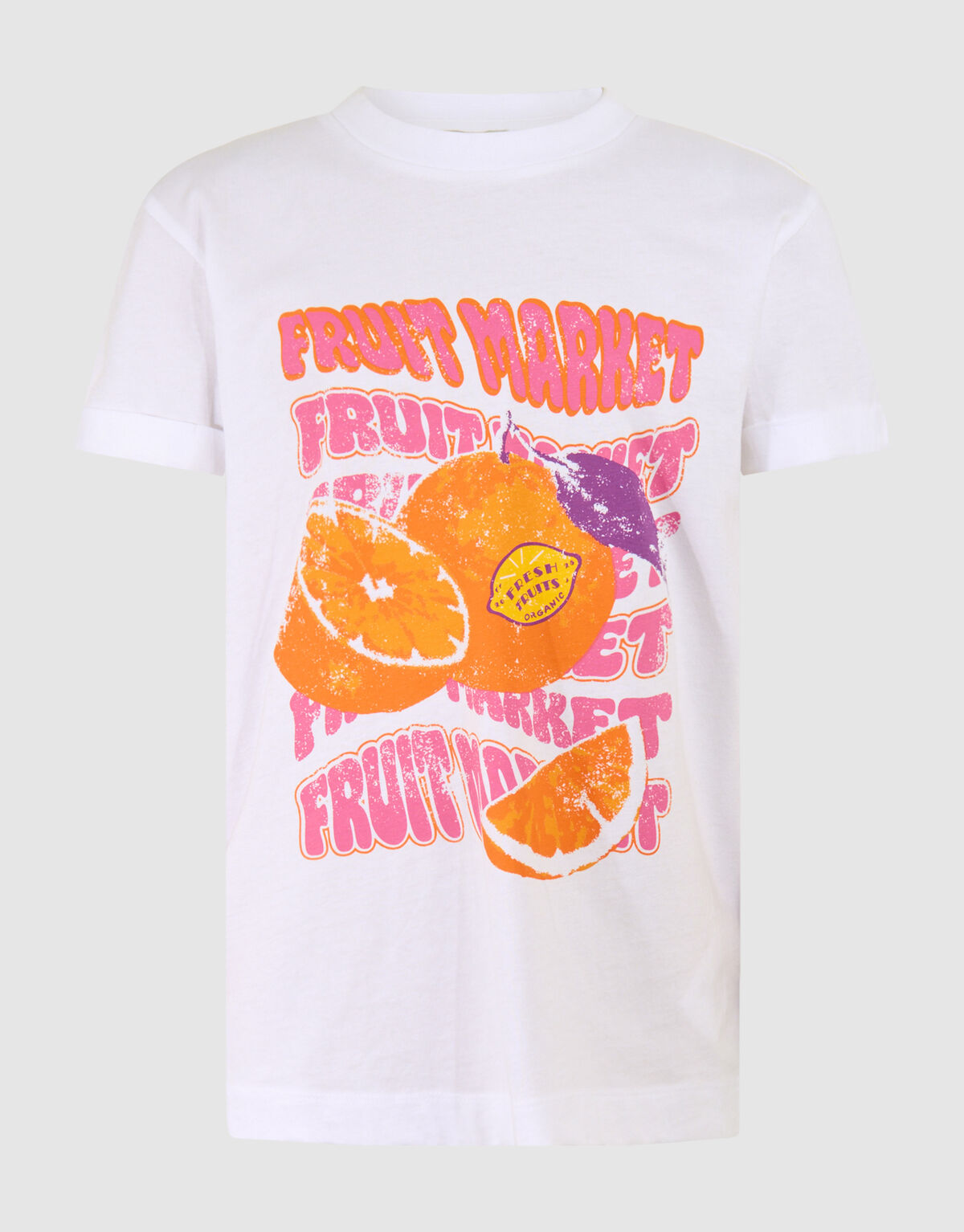 Artwork T-shirt Wit SHOEBY GIRLS