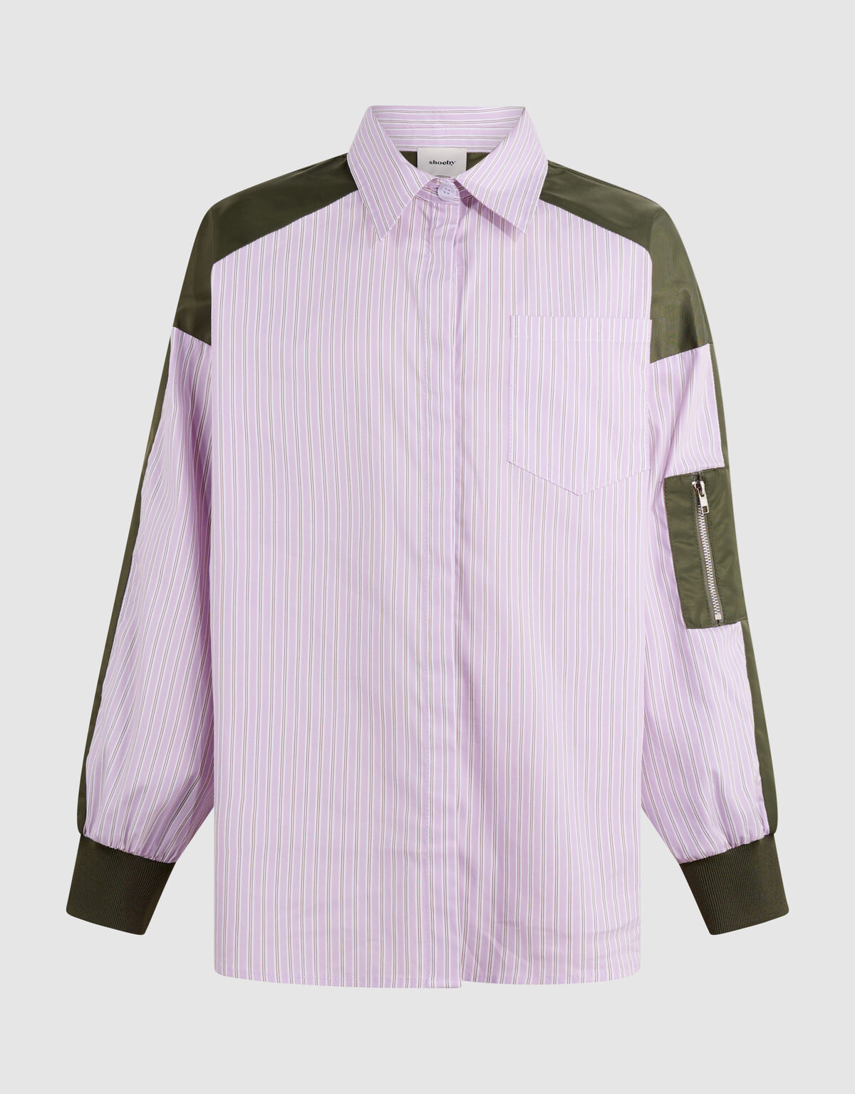 Oversized Bomber Blouse Lichtpaars SHOEBY GIRLS