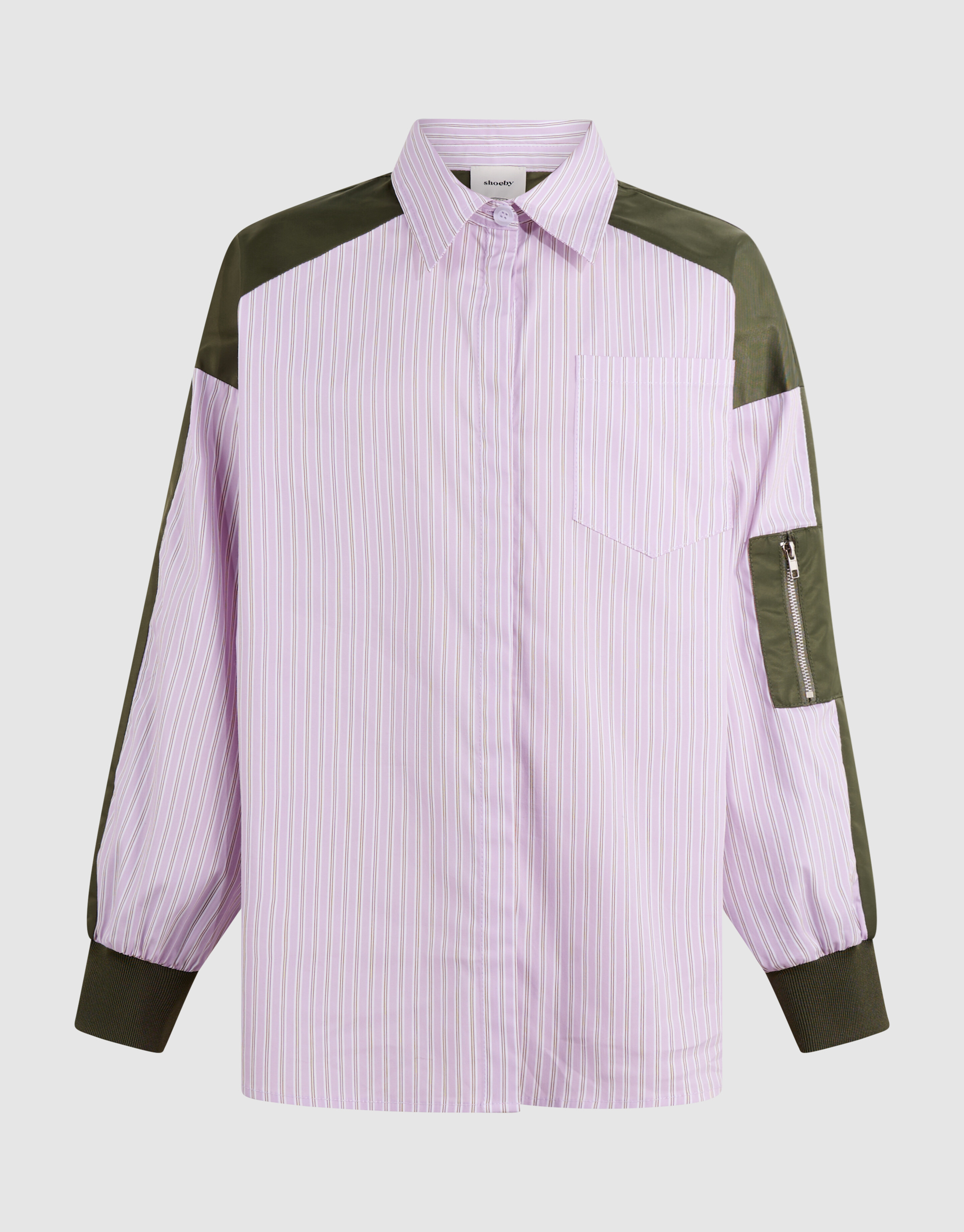 Oversized Bomber Blouse Lichtpaars SHOEBY GIRLS