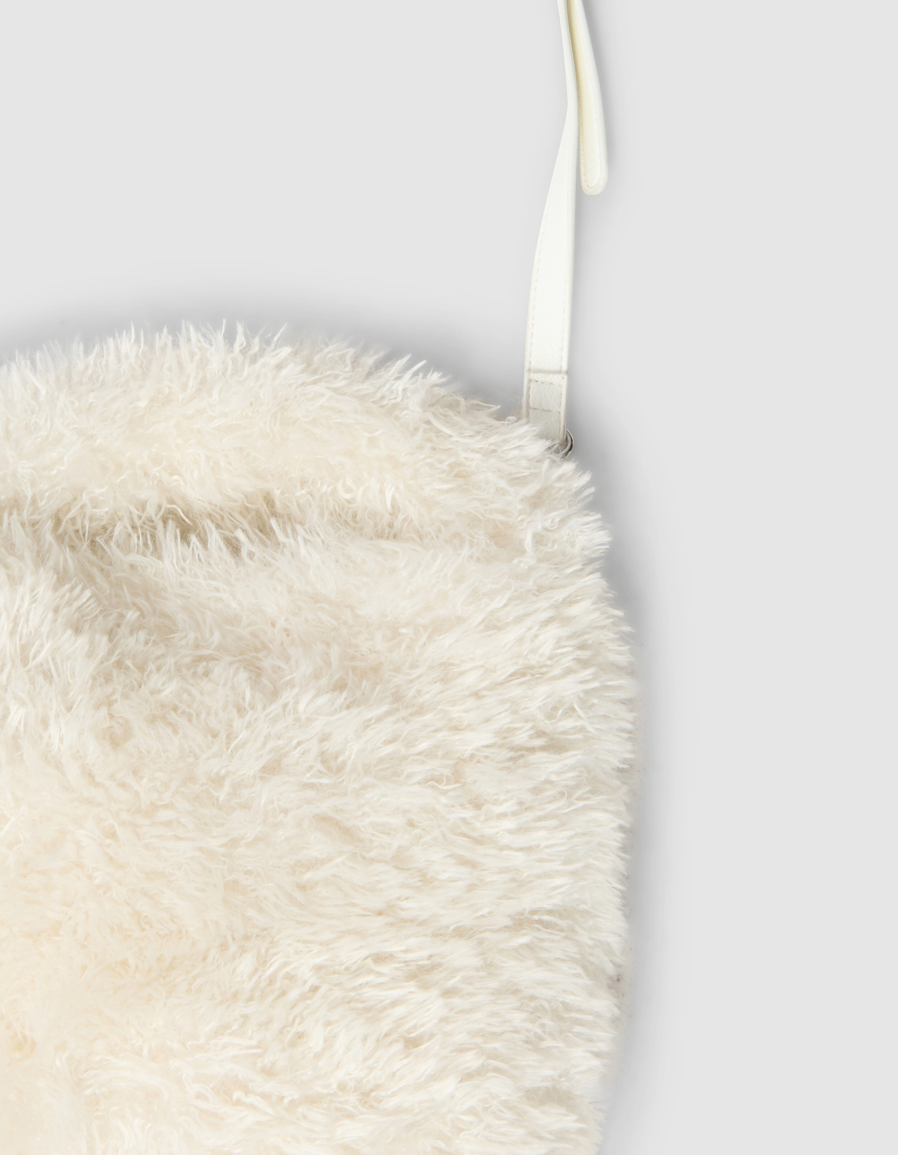Fluffy Fur Tas Gebroken Wit SHOEBY ACCESSOIRES