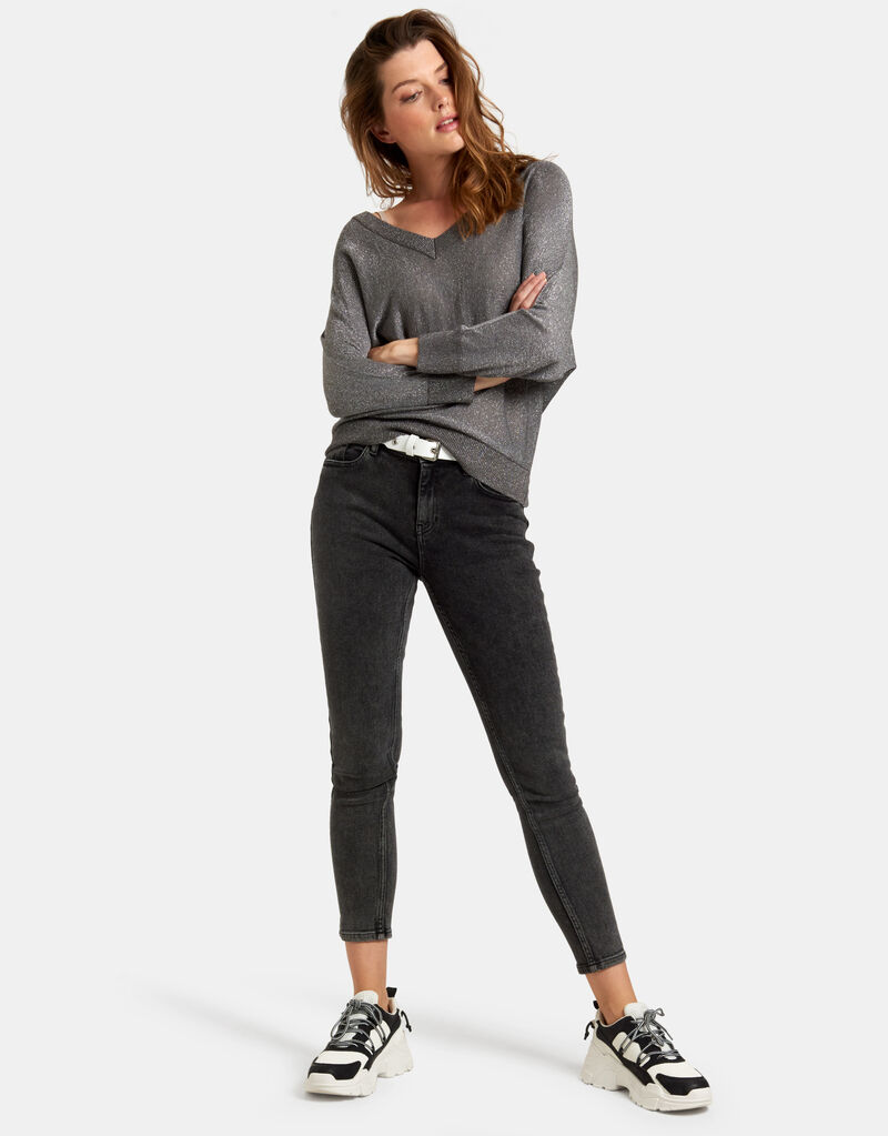 Glitter V Pullover