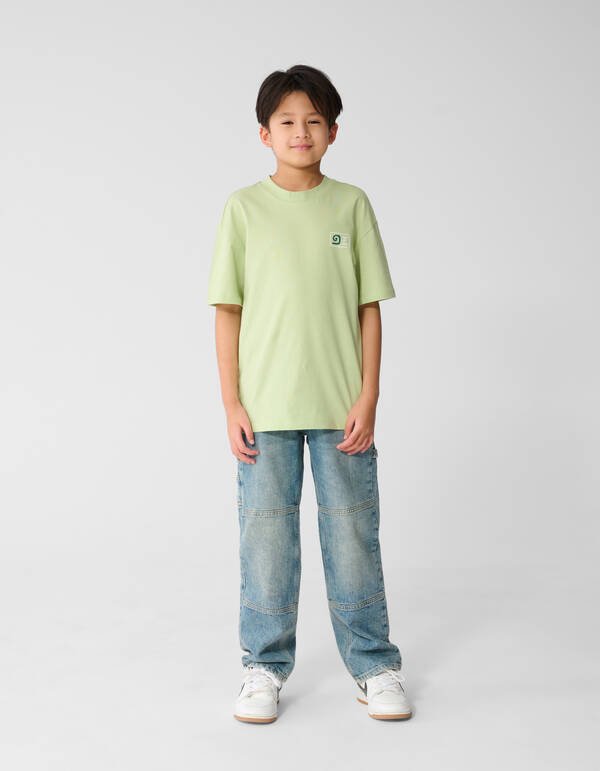 Green Wave T-shirt Lichtgroen SHOEBY BOYS