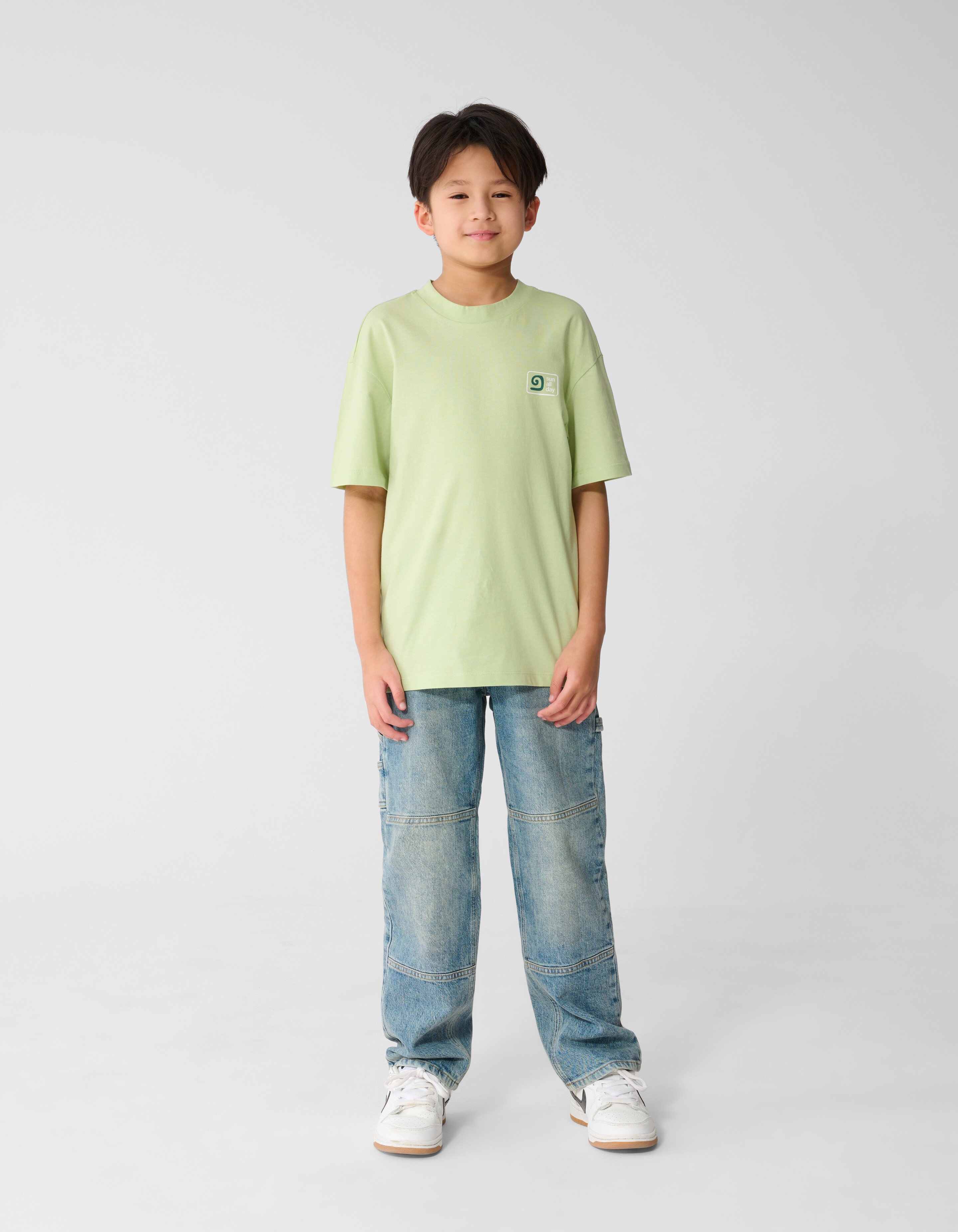 Green Wave T-shirt Lichtgroen SHOEBY BOYS