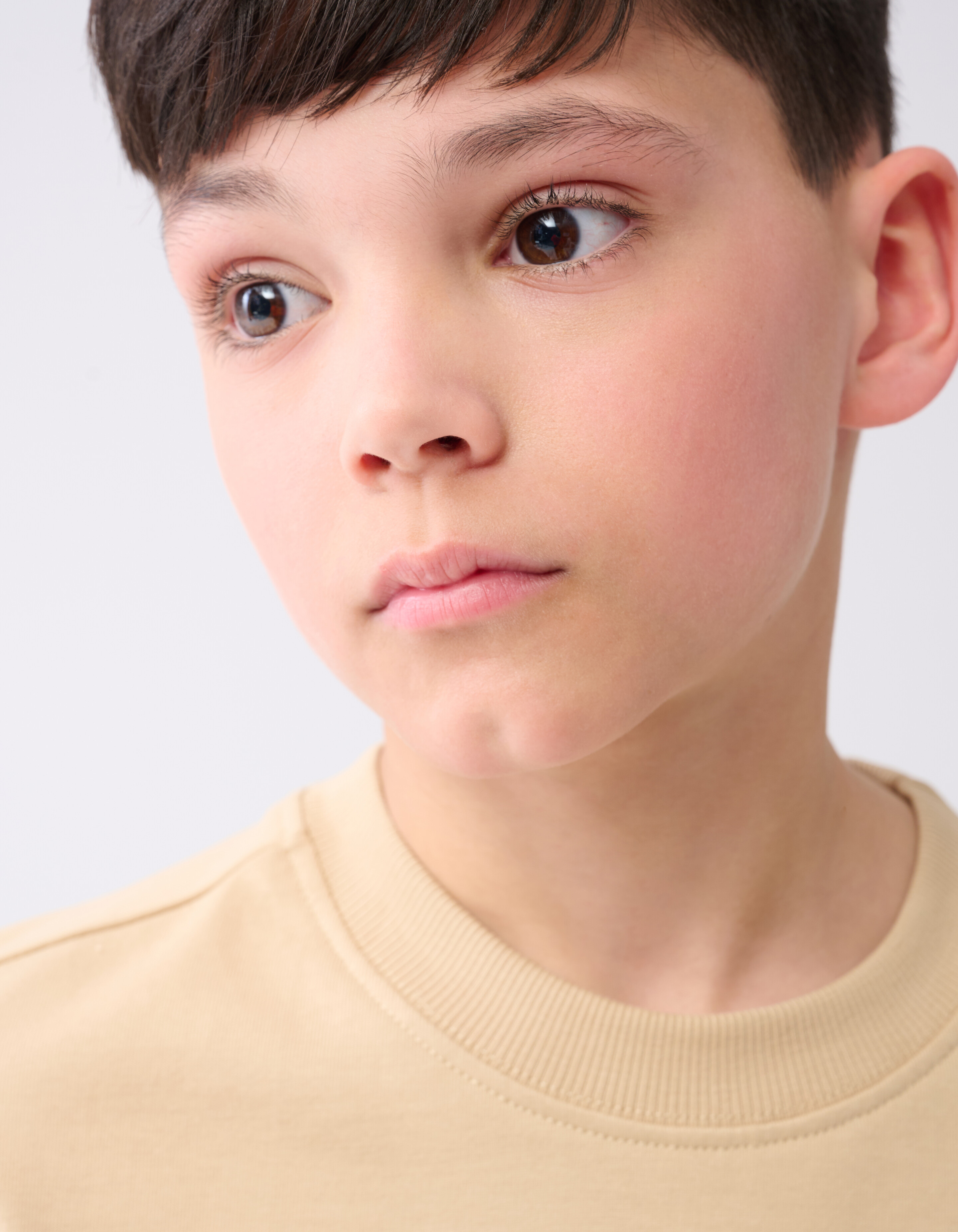 Tekst T-shirt Zand SHOEBY BOYS