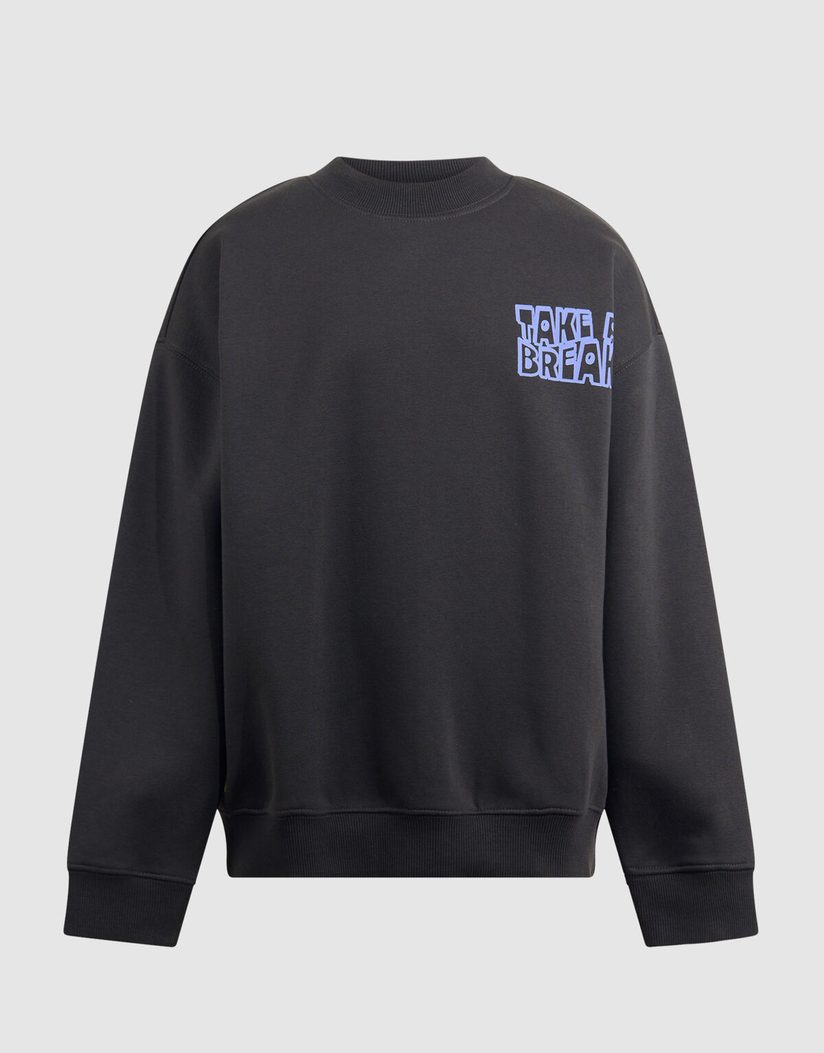 Break Artwork Sweater Donkergrijs SHOEBY BOYS