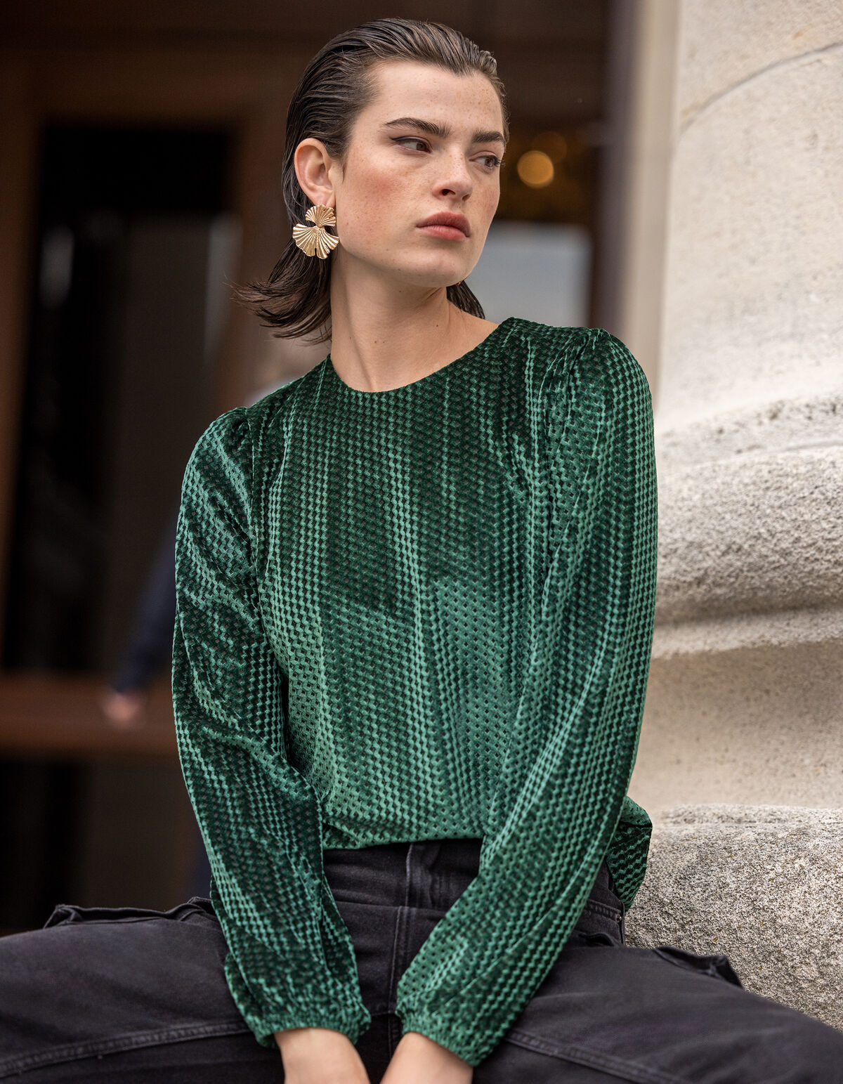 Leaf Oorbellen Goud SHOEBY ACCESSOIRES