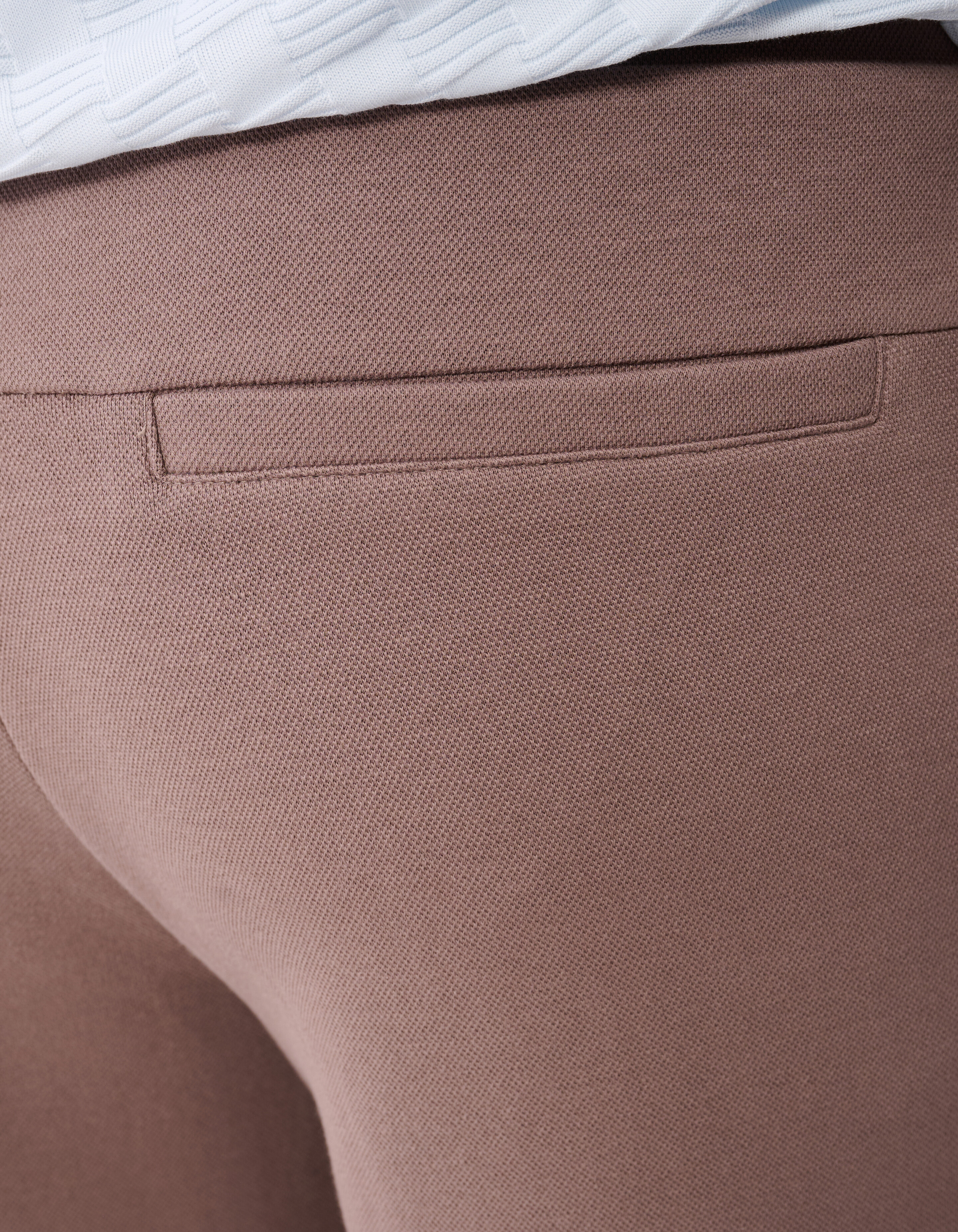 Pique Regular Fit Broek Taupe SHOEBY MEN