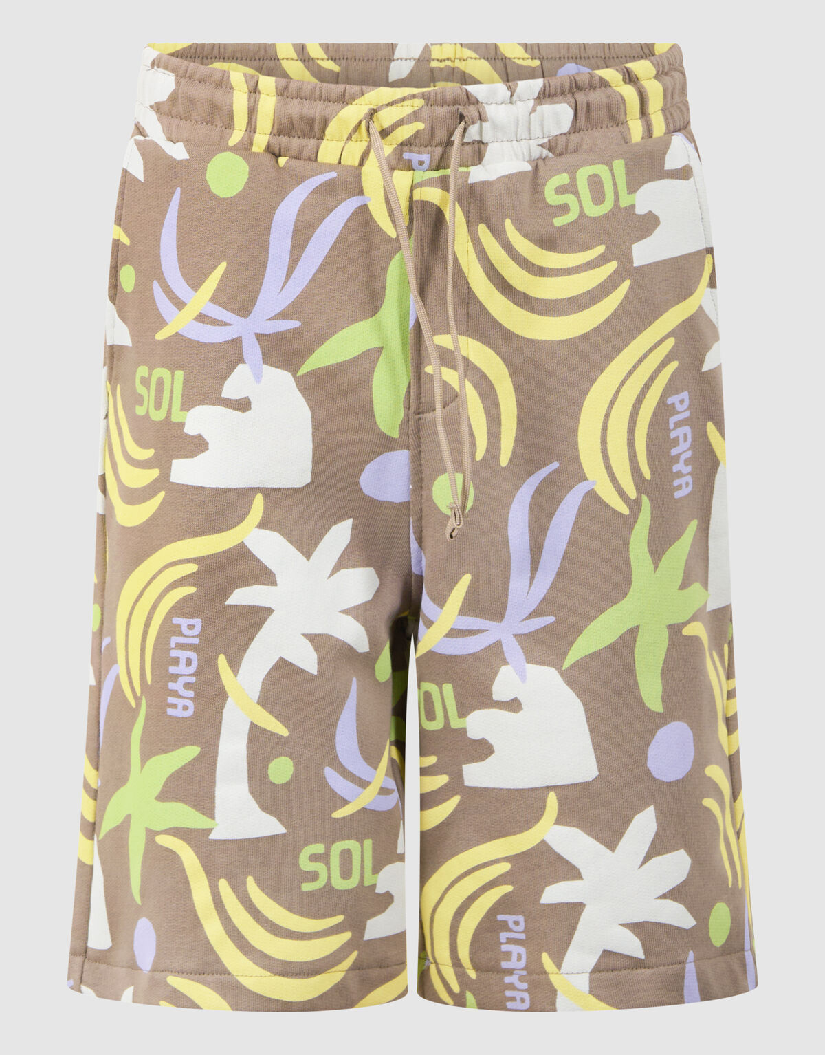 Beach Print Short Taupe SHOEBY BOYS