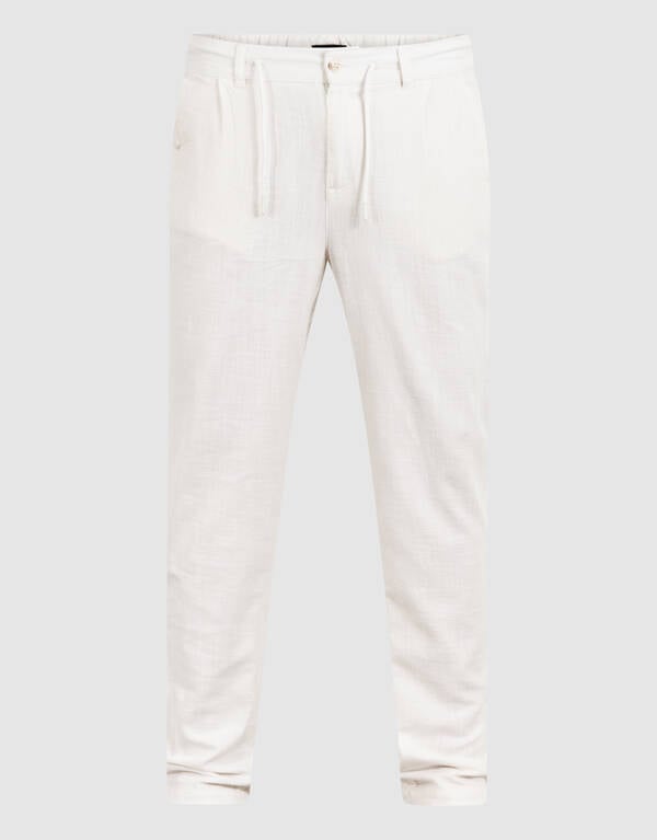 Structuur Broek Gebroken Wit SHOEBY MEN