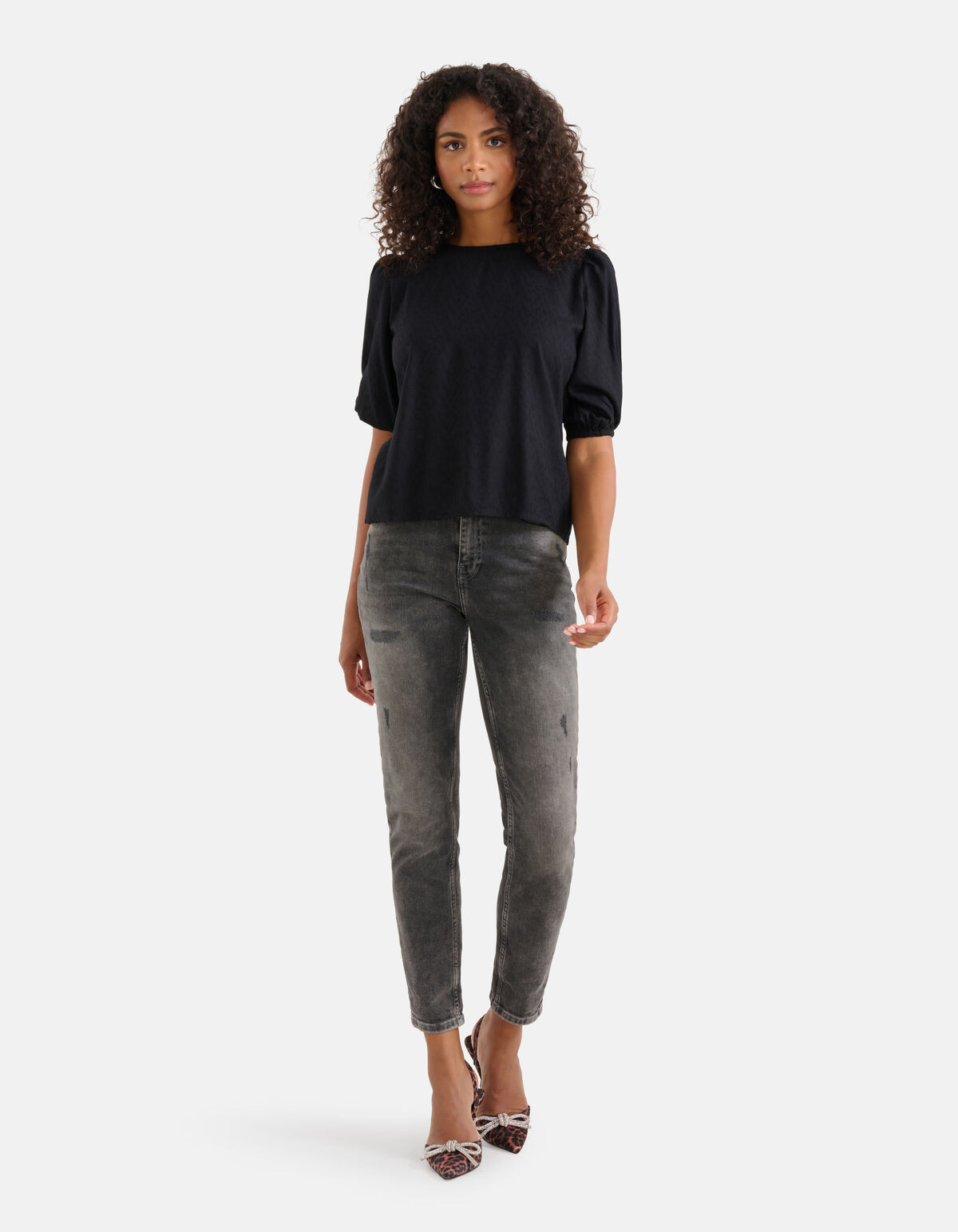 Structuur Top Zwart SHOEBY WOMEN